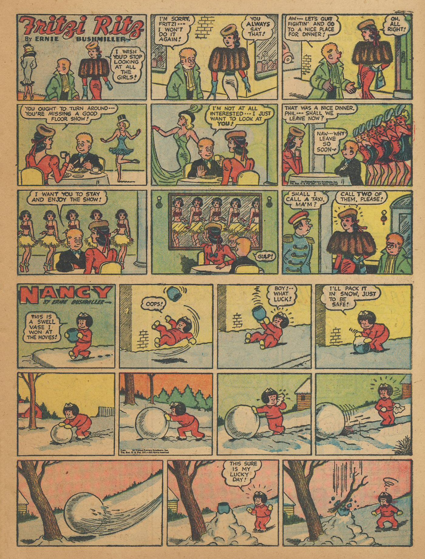 Read online Comics on Parade comic -  Issue #55 - 35