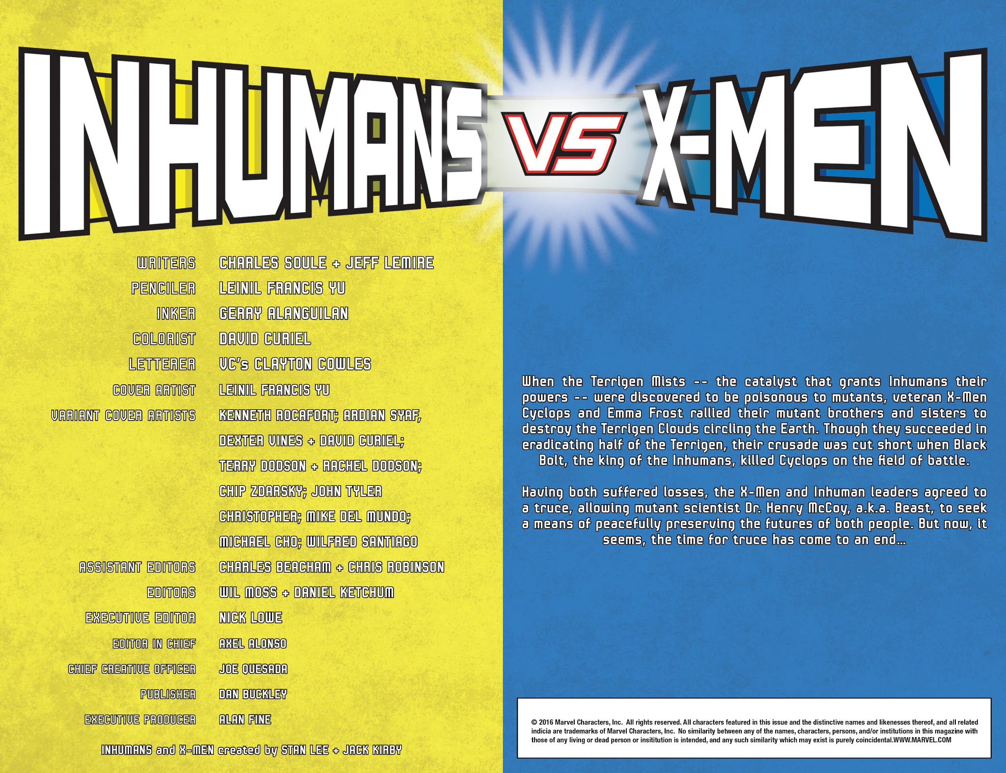 Read online Inhumans Vs. X-Men comic -  Issue # _TPB - 44