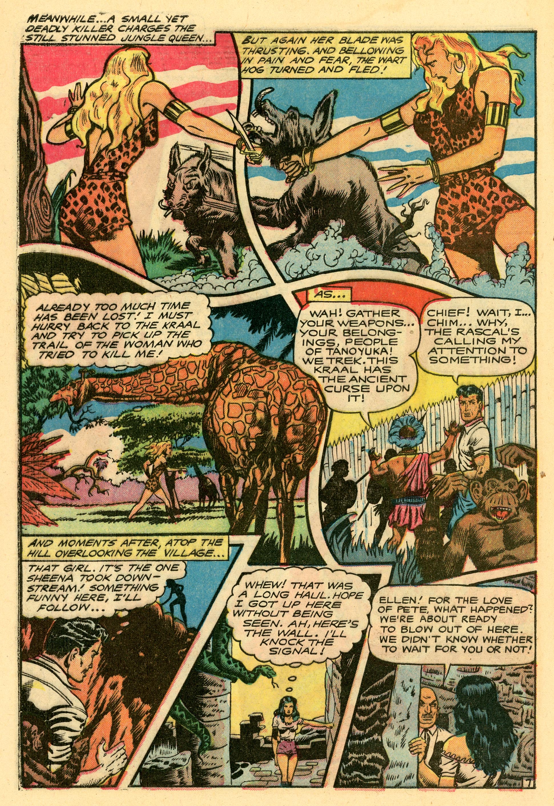 Read online Sheena, Queen of the Jungle (1942) comic -  Issue #15 - 28