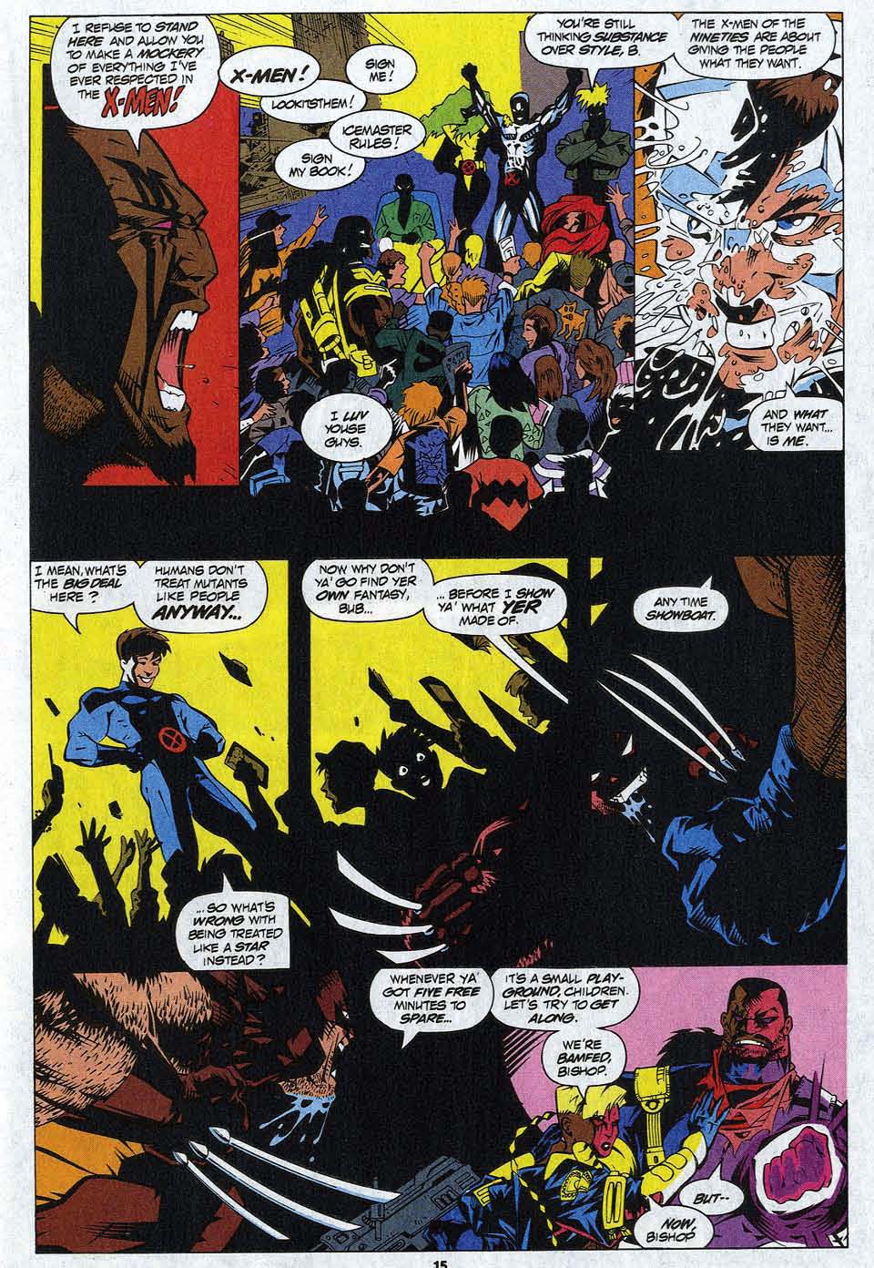 Read online X-Men Annual comic -  Issue #17 - 16