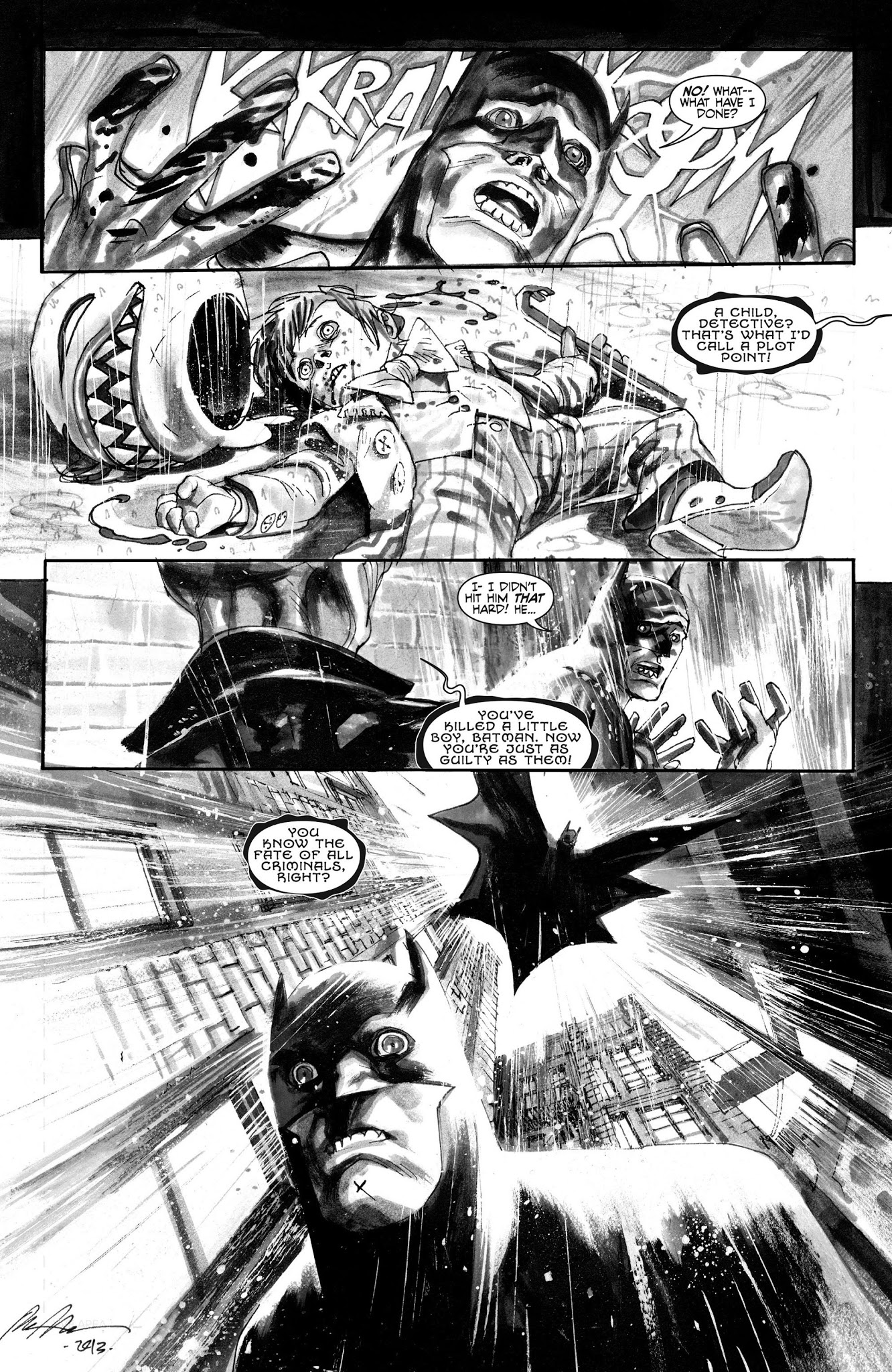 Read online Batman Black and White (2013) comic -  Issue #2 - 26