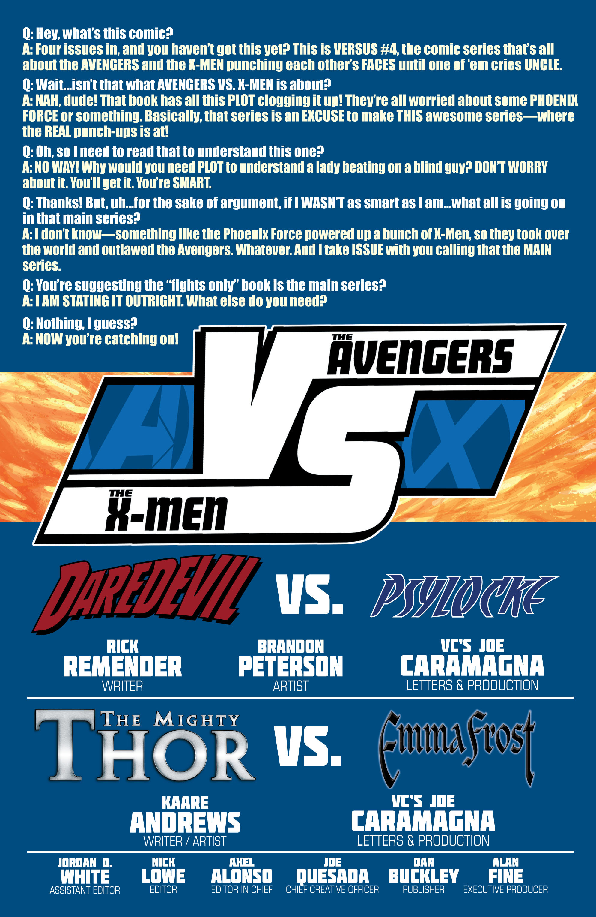 Read online AVX: VS comic -  Issue #4 - 2