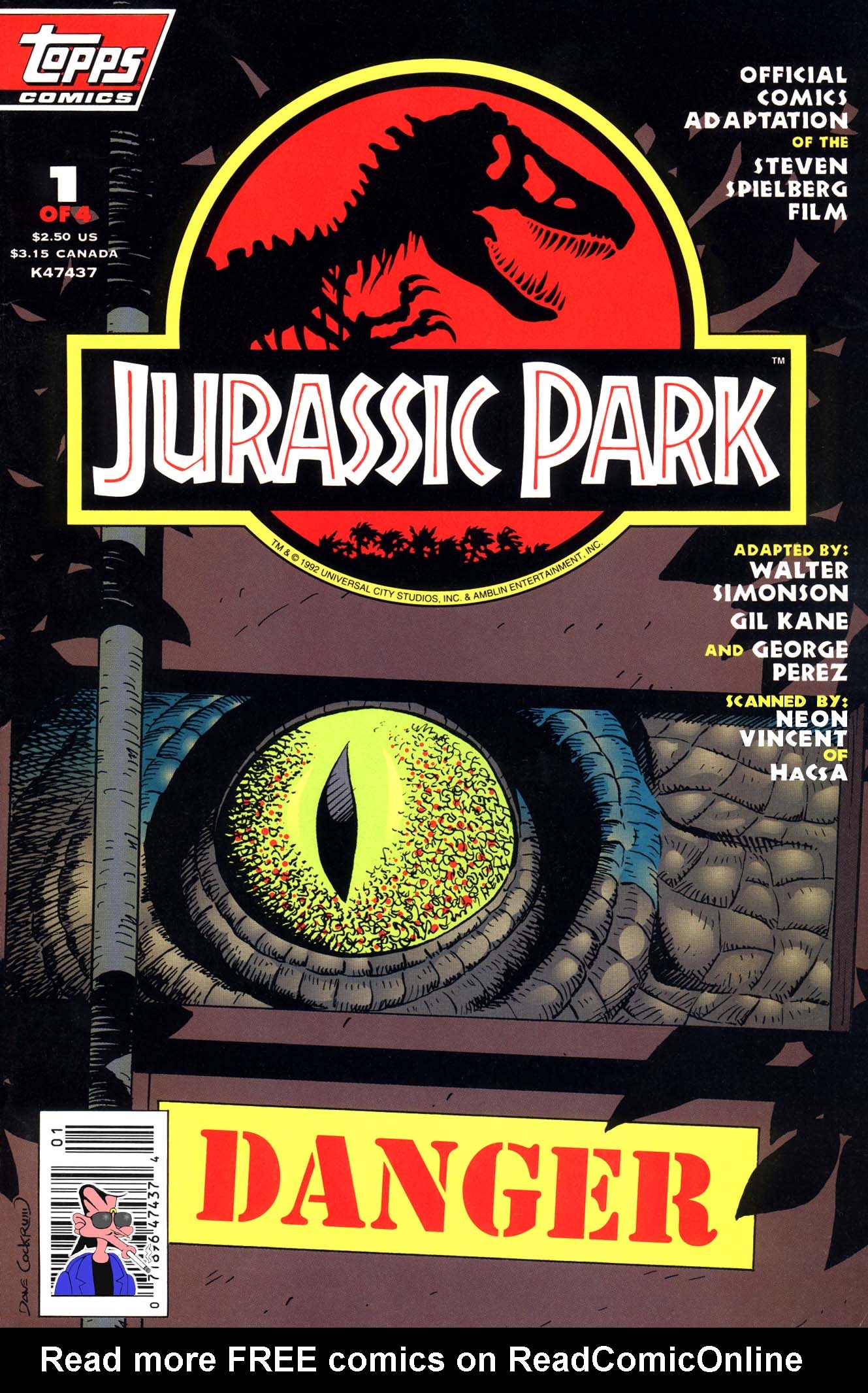 Read online Jurassic Park (1993) comic -  Issue #1 - 2