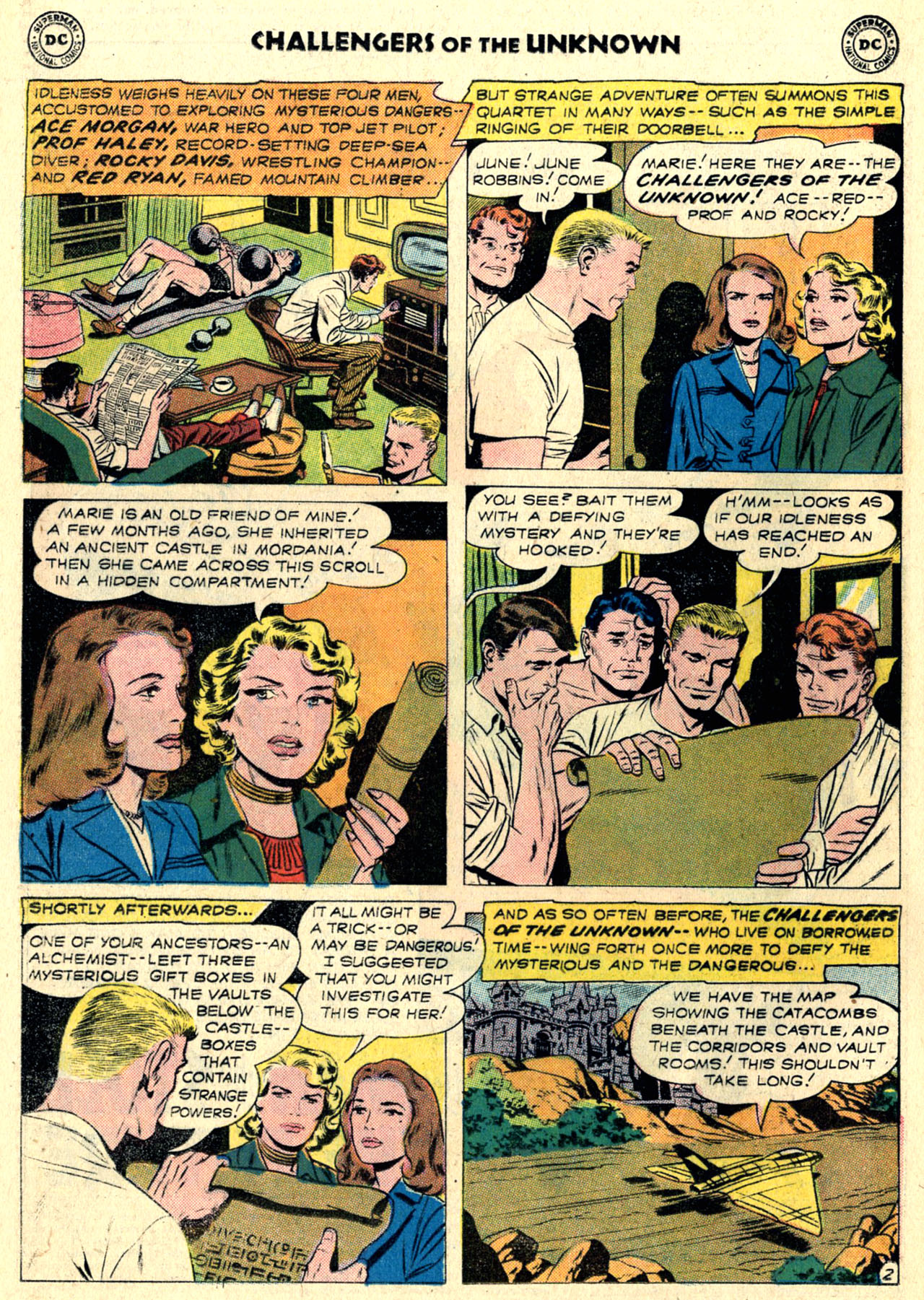 Challengers of the Unknown (1958) Issue #8 #8 - English 4