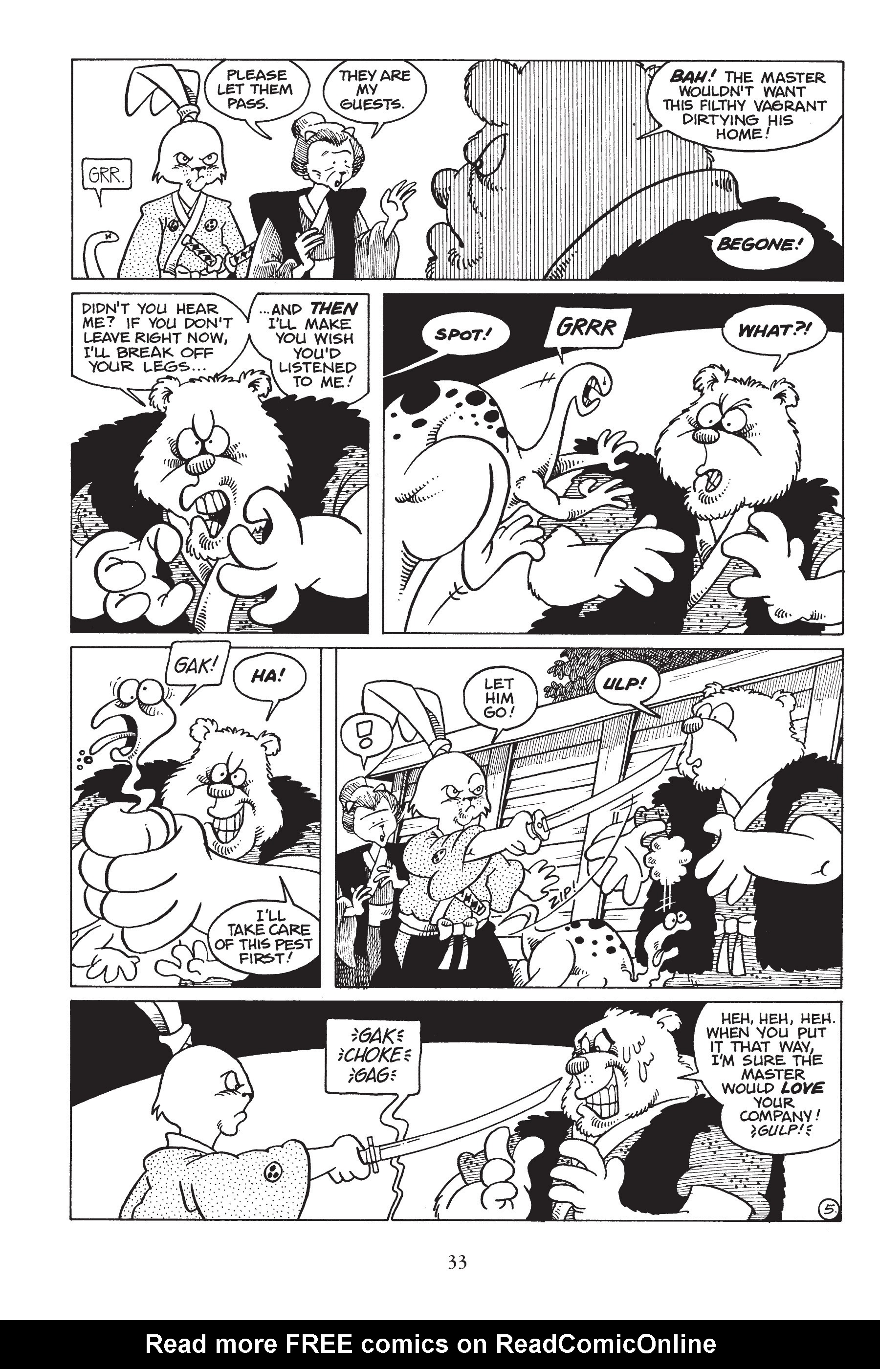 Read online Usagi Yojimbo (1987) comic -  Issue # _TPB 3 - 34