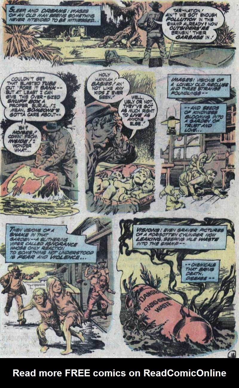 Read online Swamp Thing (1972) comic -  Issue #14 - 13