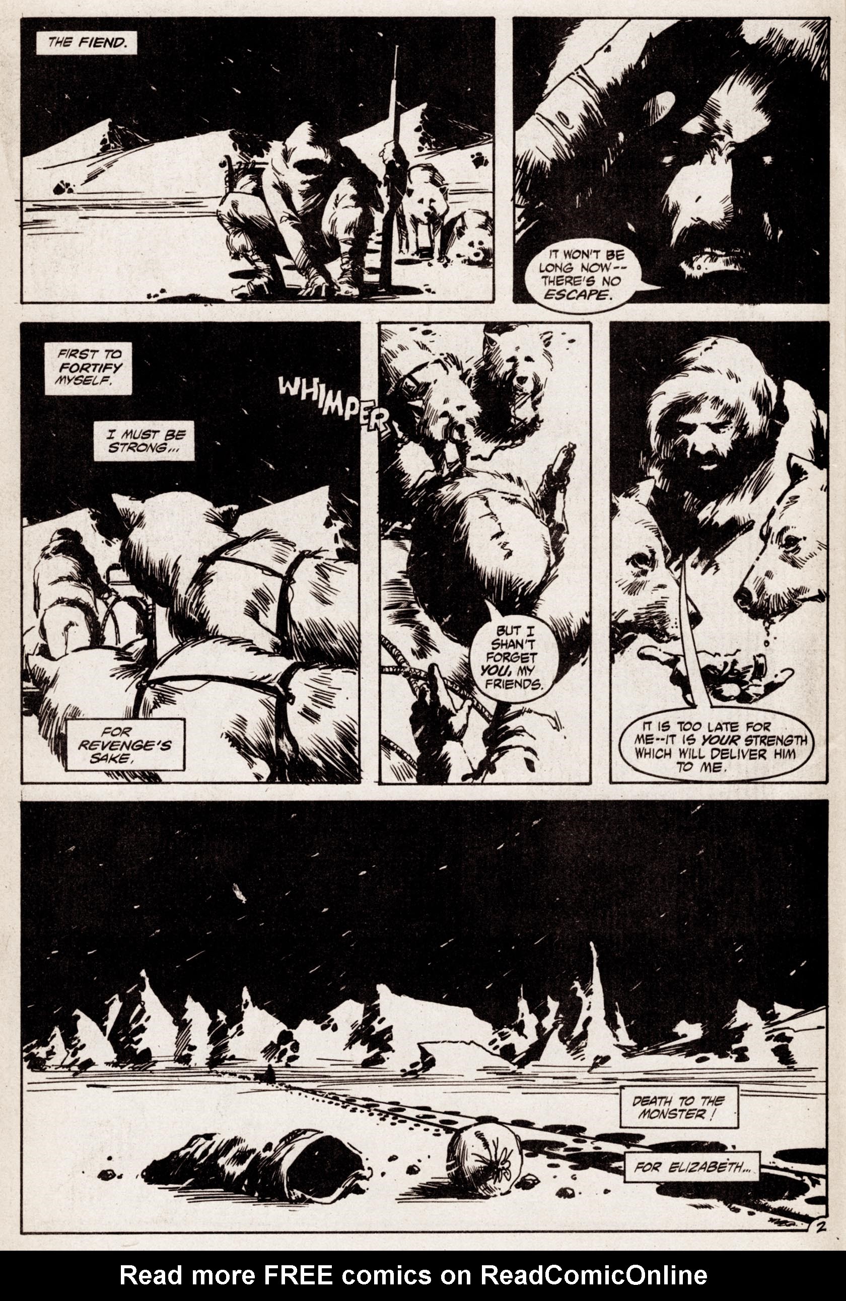 Read online Frankenstein (1989) comic -  Issue #1 - 5