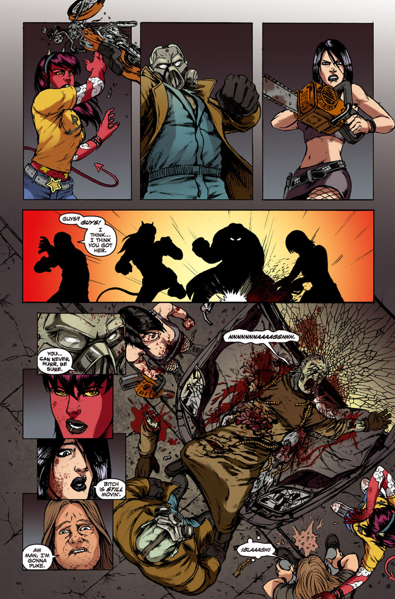 Read online Hack/Slash & Mercy Sparx: A Slice of Hell comic -  Issue #2 - 16