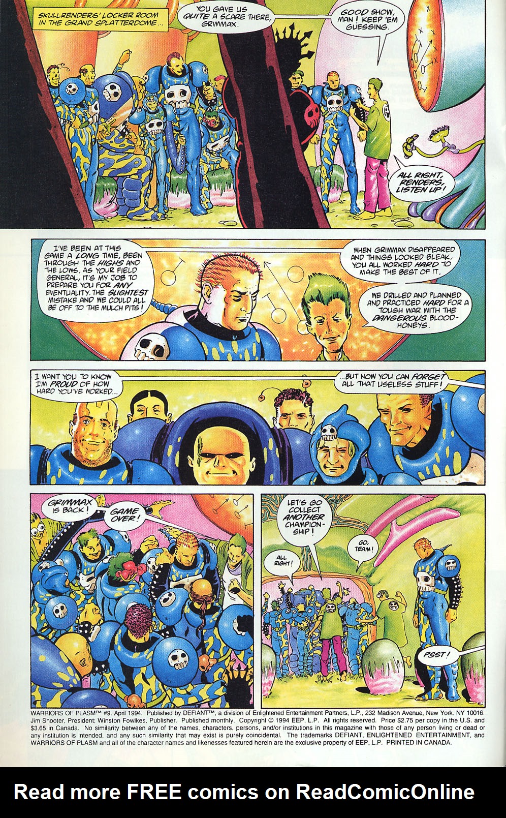 Read online Warriors of Plasm comic -  Issue #9 - 5