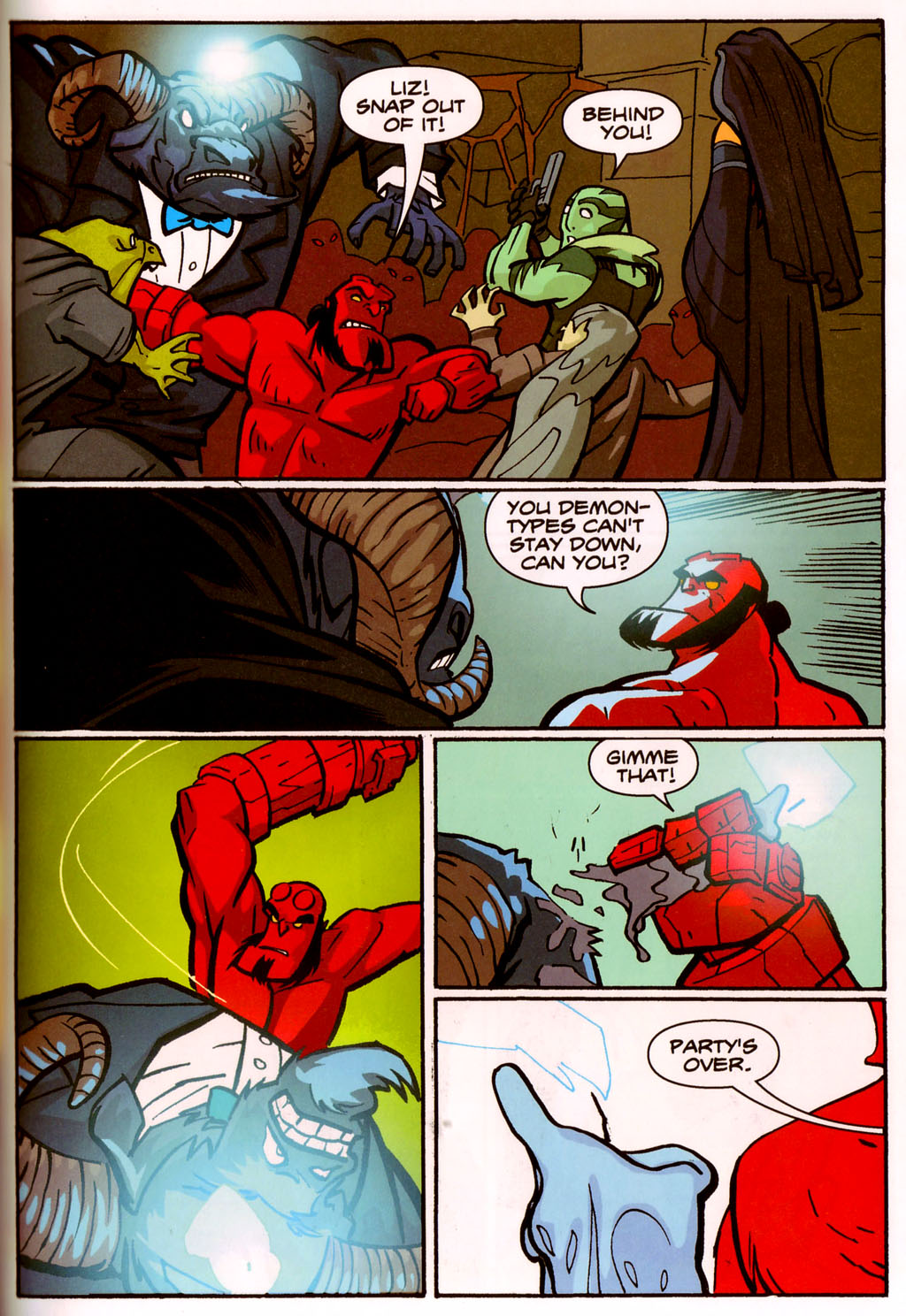 Read online Hellboy Animated: The Black Wedding comic -  Issue # TPB - 58