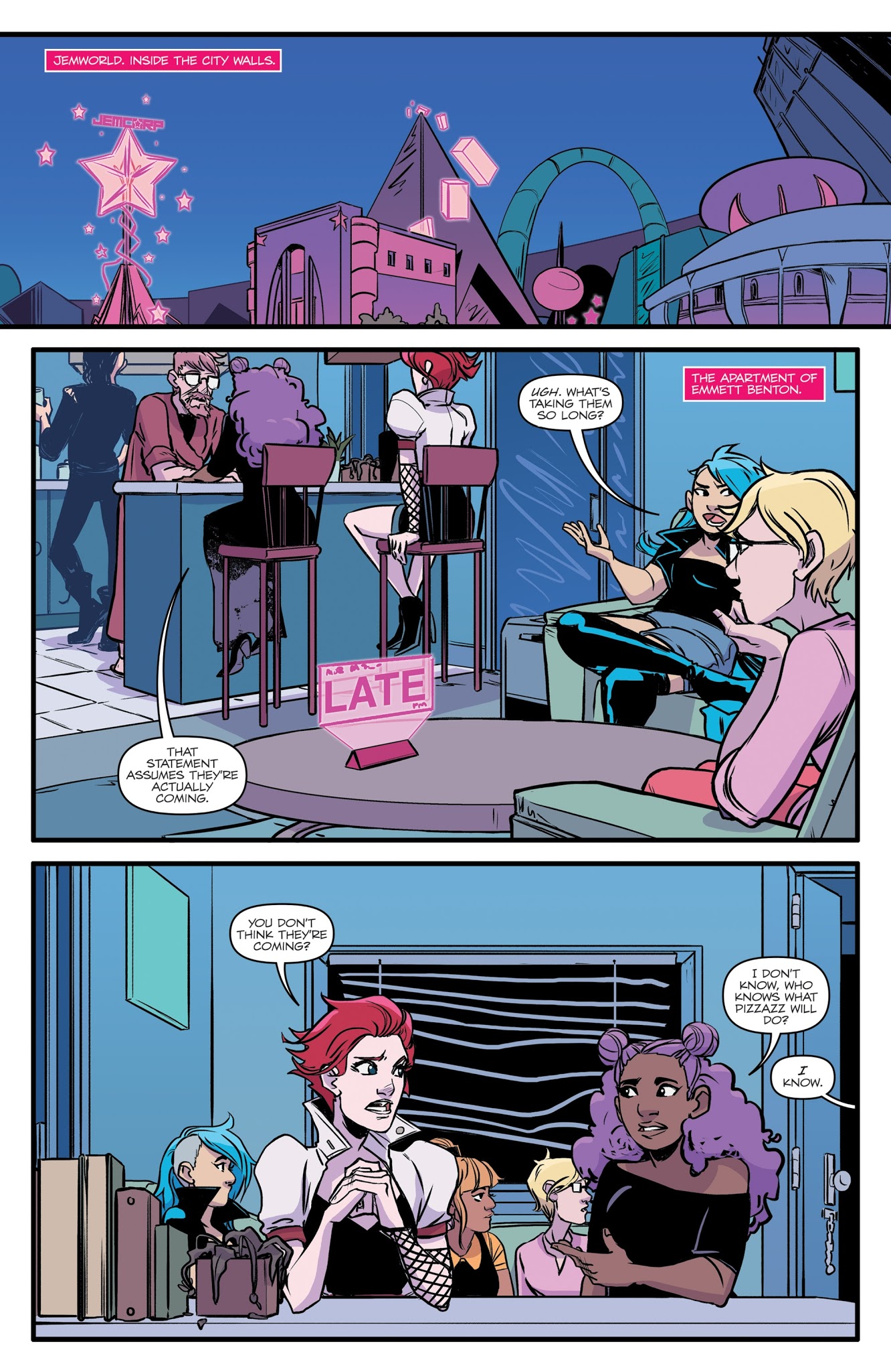 Read online Jem and the Holograms: Infinite comic -  Issue #3 - 5