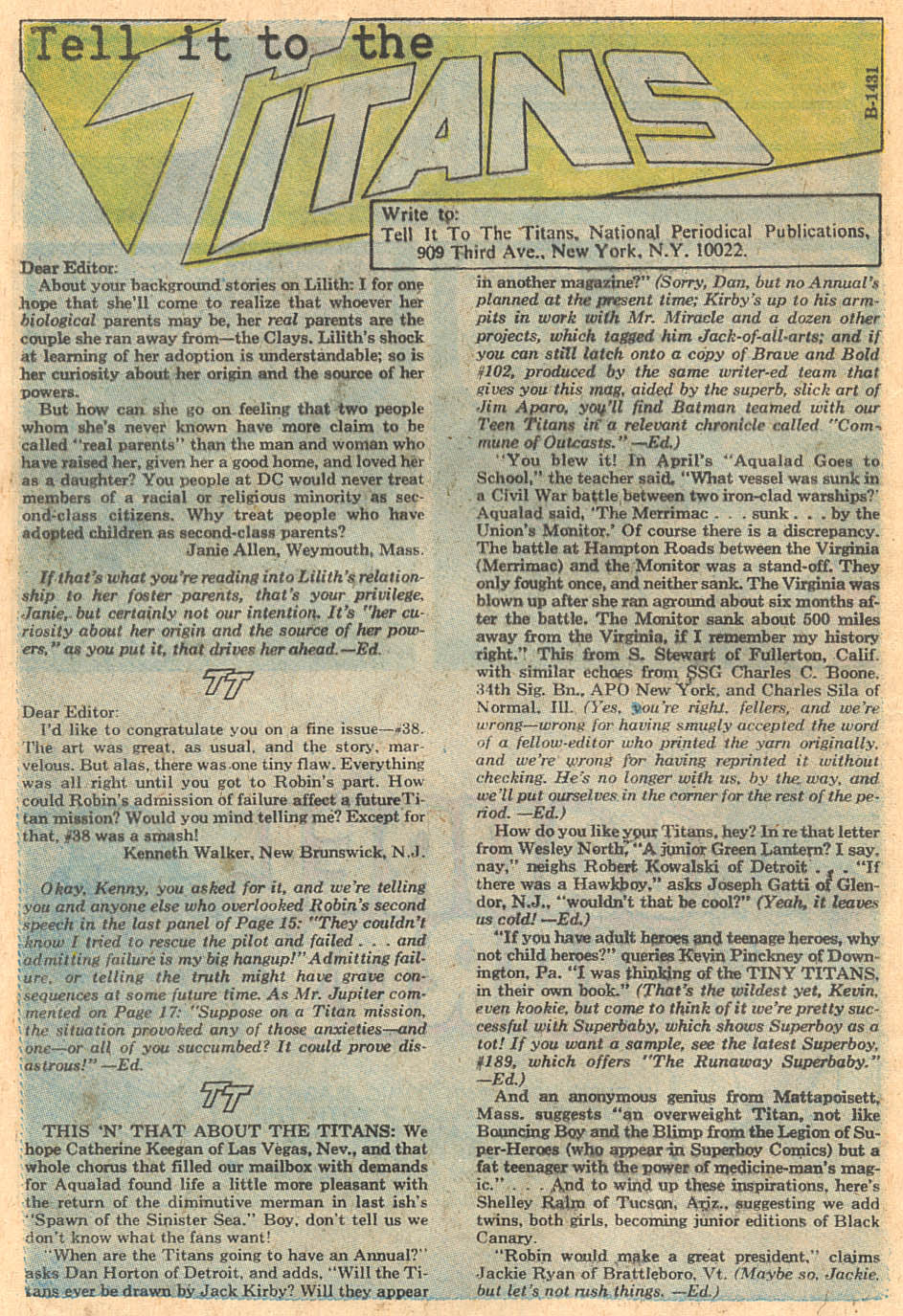 Teen Titans (1966) issue 41 - Page 19