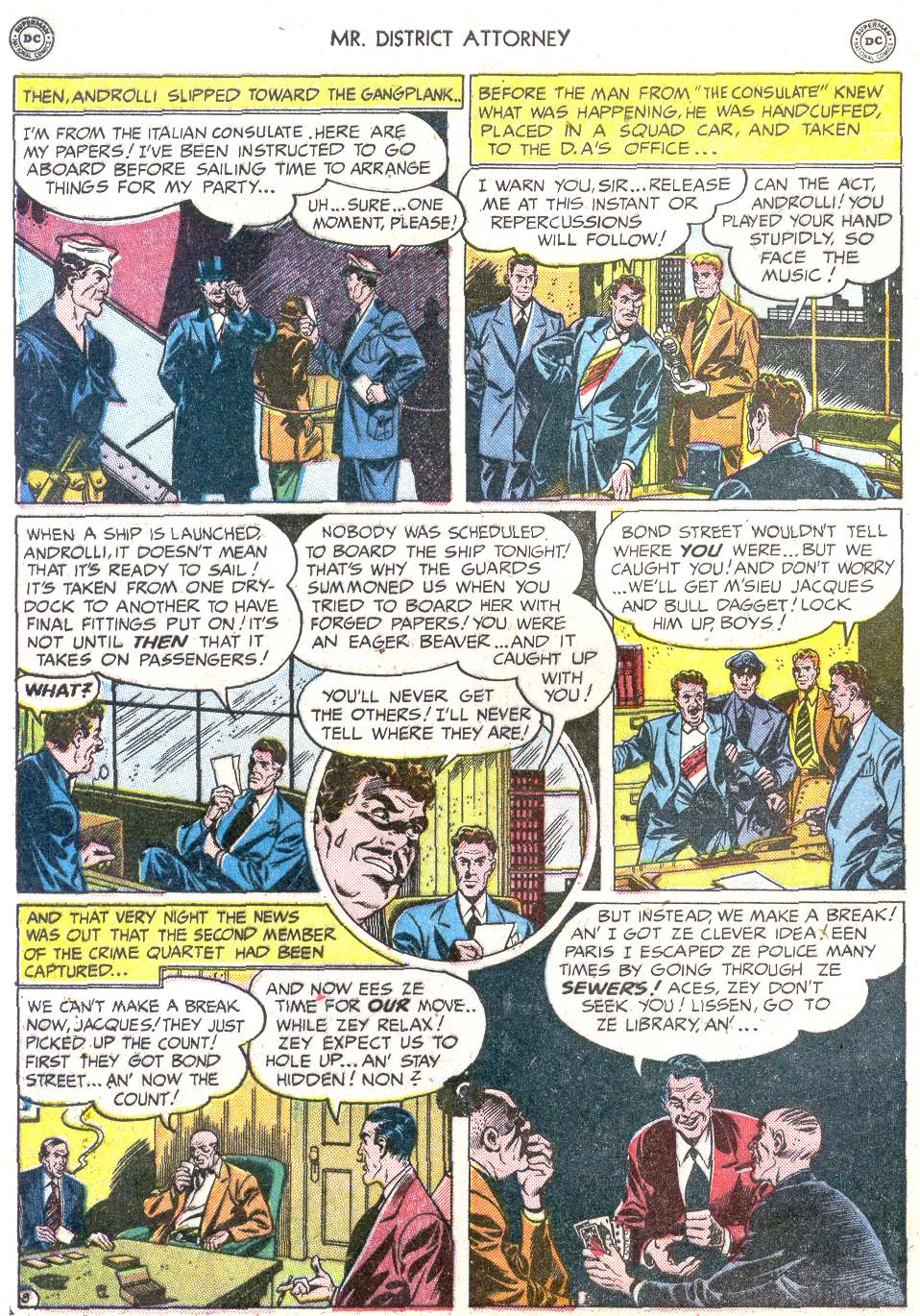 Read online Mr. District Attorney comic -  Issue #15 - 10
