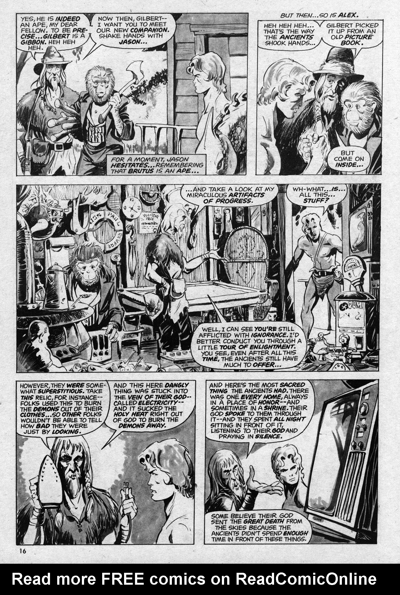 Read online Planet of the Apes comic -  Issue #13 - 16