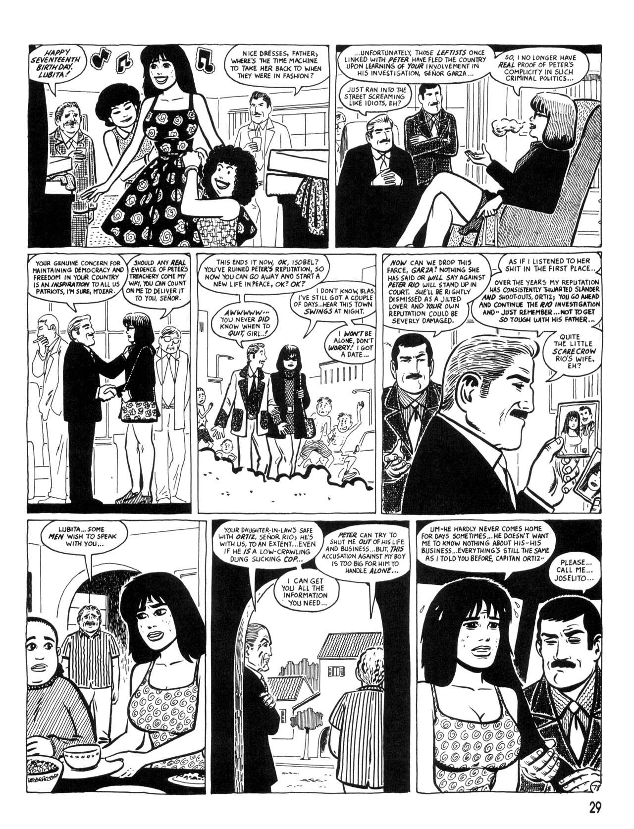 Read online Love and Rockets (1982) comic -  Issue #35 - 31