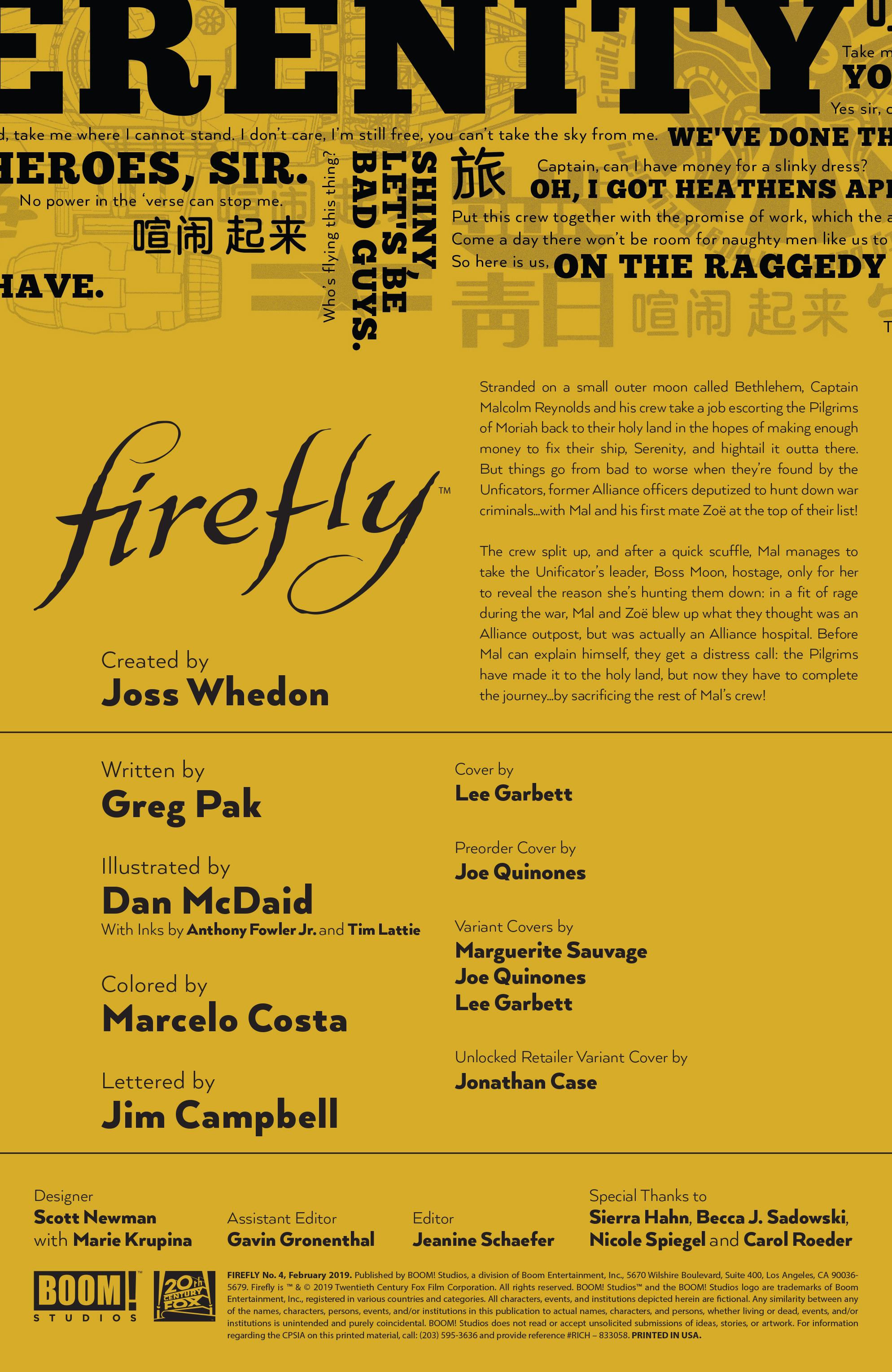 Read online Firefly comic -  Issue #4 - 2