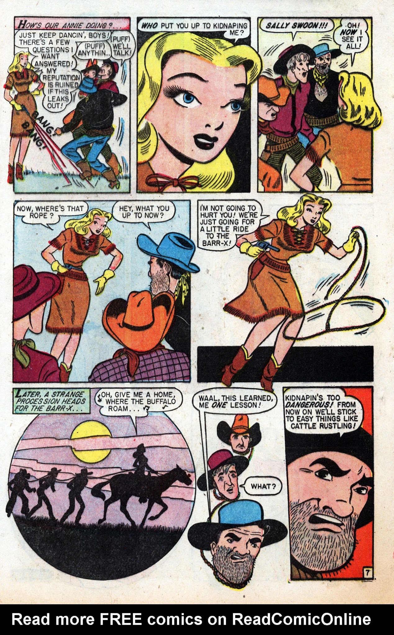 Read online Annie Oakley comic -  Issue #3 - 9
