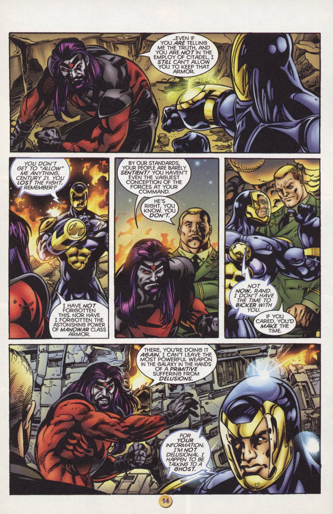 Read online X-O Manowar (1996) comic -  Issue #18 - 12