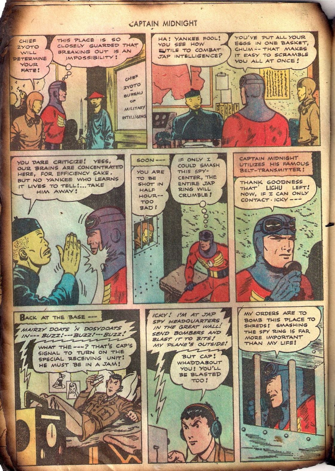 Read online Captain Midnight (1942) comic -  Issue #32 - 9