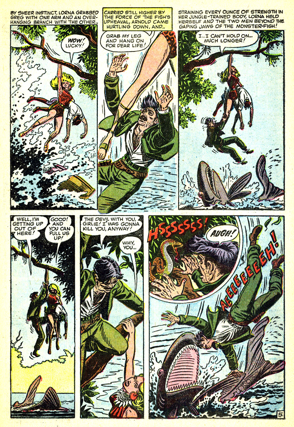 Read online Lorna, The Jungle Girl comic -  Issue #8 - 15