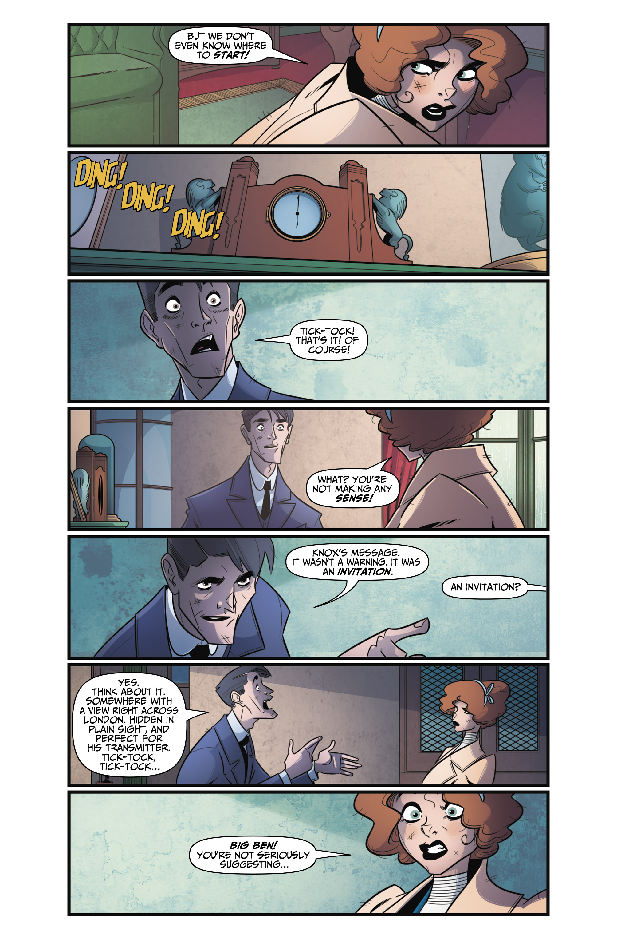 Read online Newbury & Hobbes: The Undying comic -  Issue #4 - 5