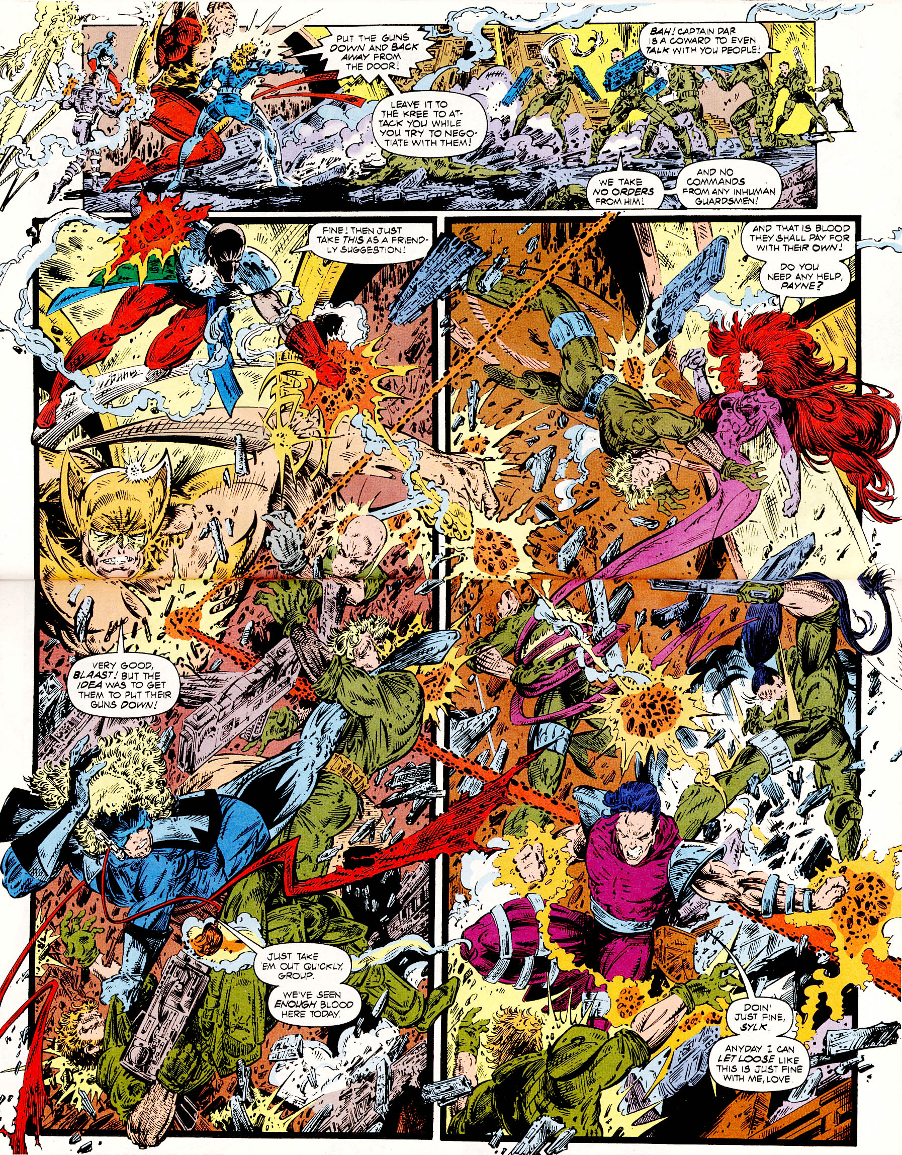 Read online Inhumans: The Great Refuge comic -  Issue # Full - 32