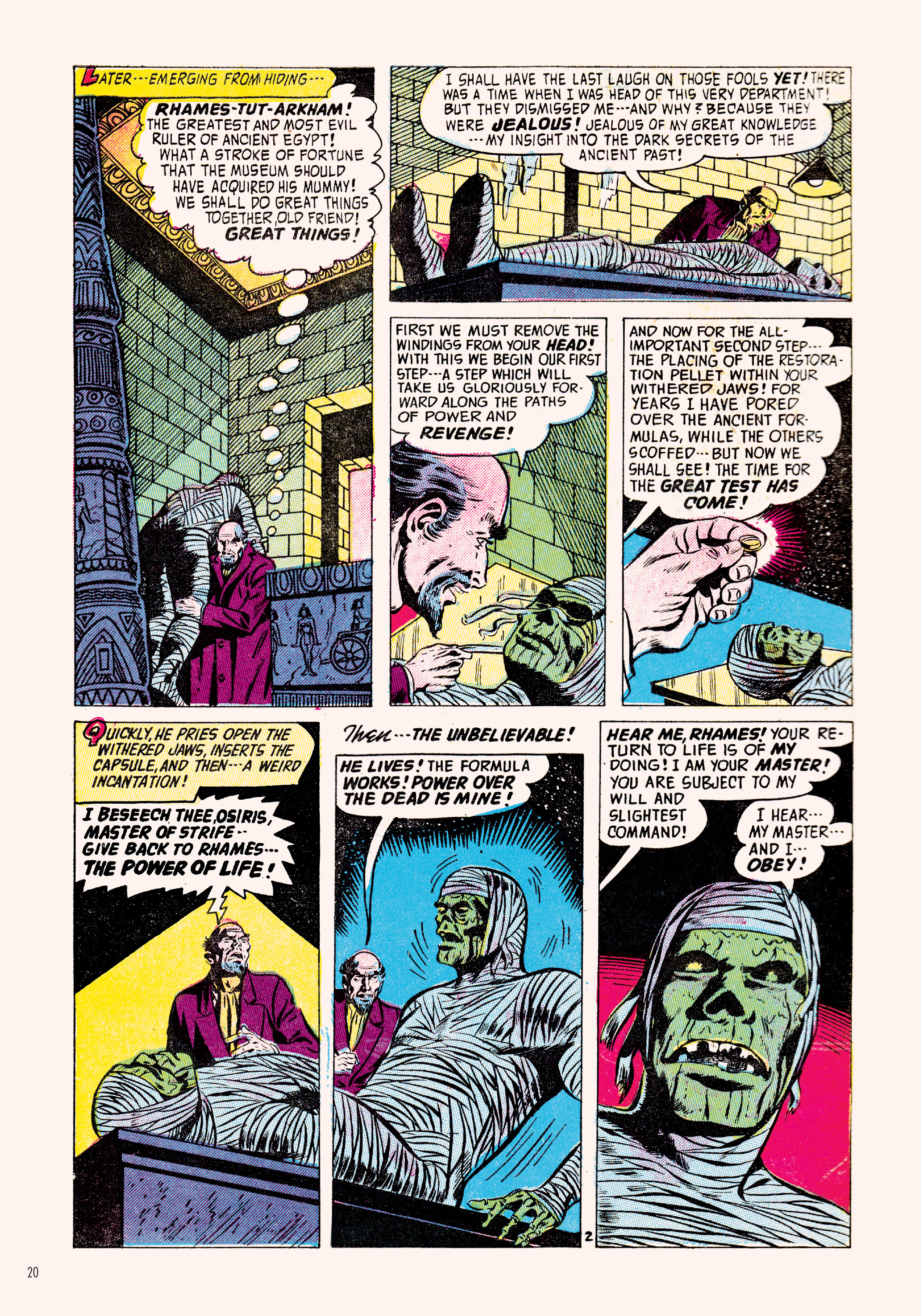 Read online Classic Monsters of Pre-Code Horror Comics: Mummies comic -  Issue # TPB - 20