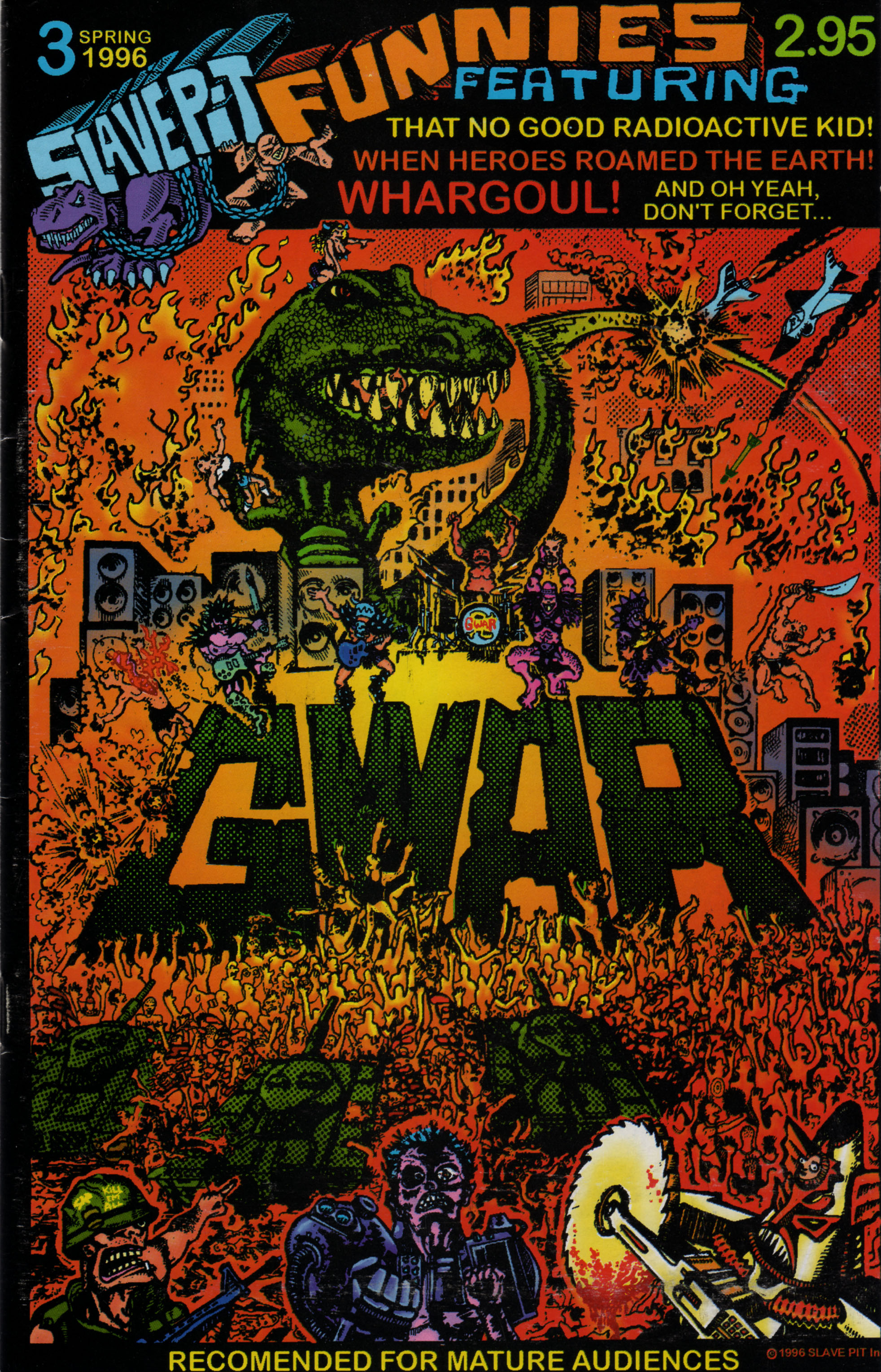 Read online Slavepit Funnies Featuring Gwar comic -  Issue #3 - 1