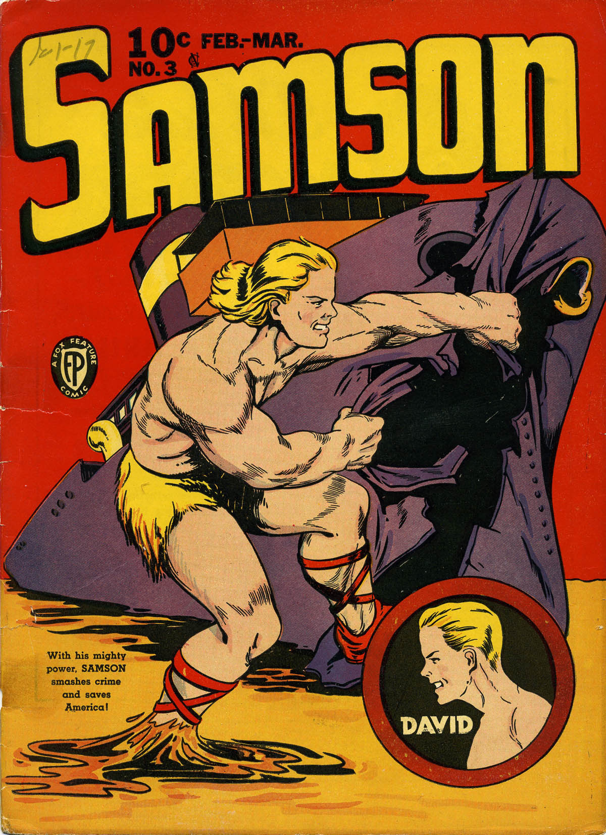 Read online Samson (1940) comic -  Issue #3 - 1