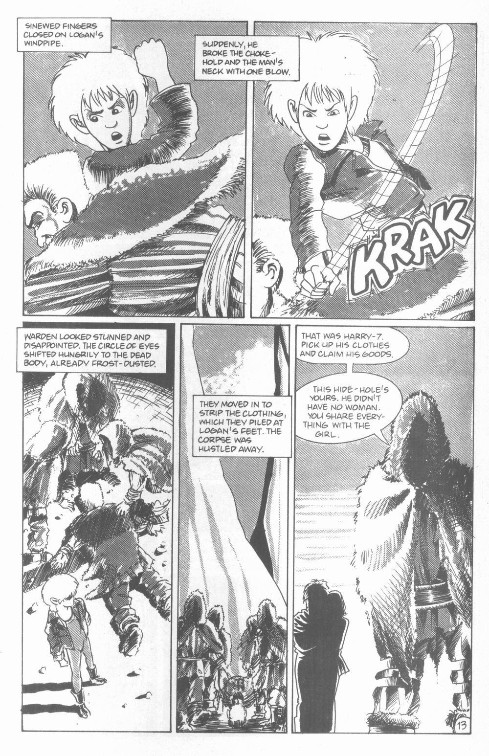 Read online Logan's Run (1990) comic -  Issue #3 - 15