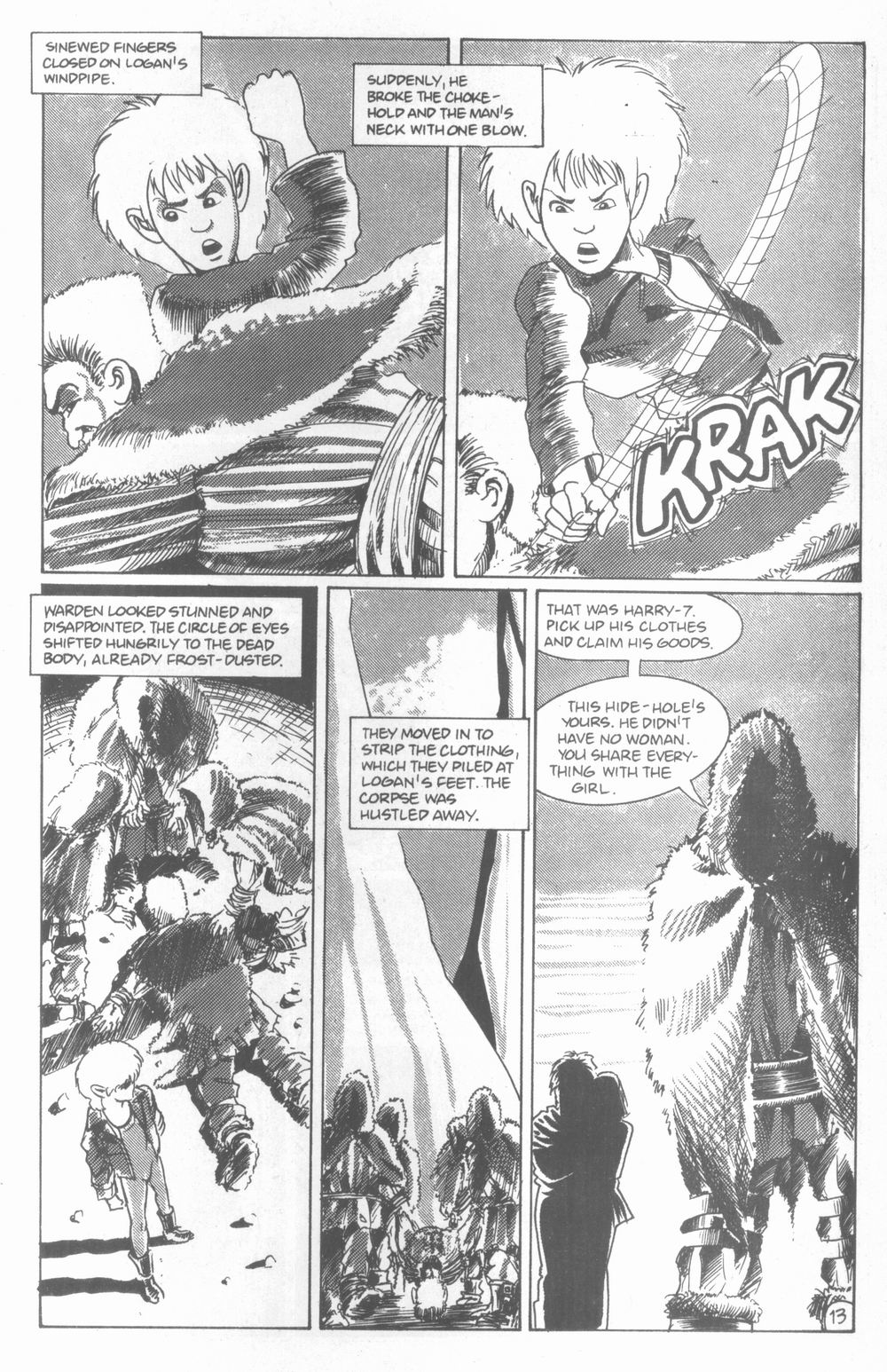 Read online Logan's Run (1990) comic -  Issue #3 - 15