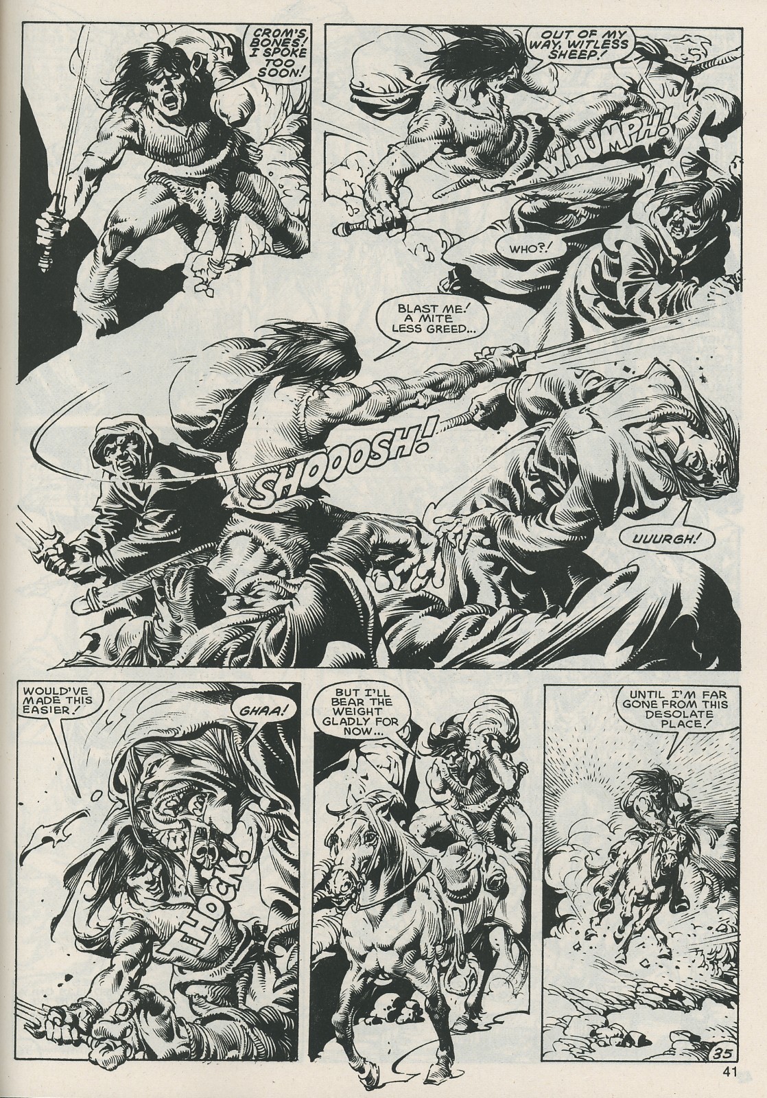Read online The Savage Sword Of Conan comic -  Issue #121 - 41
