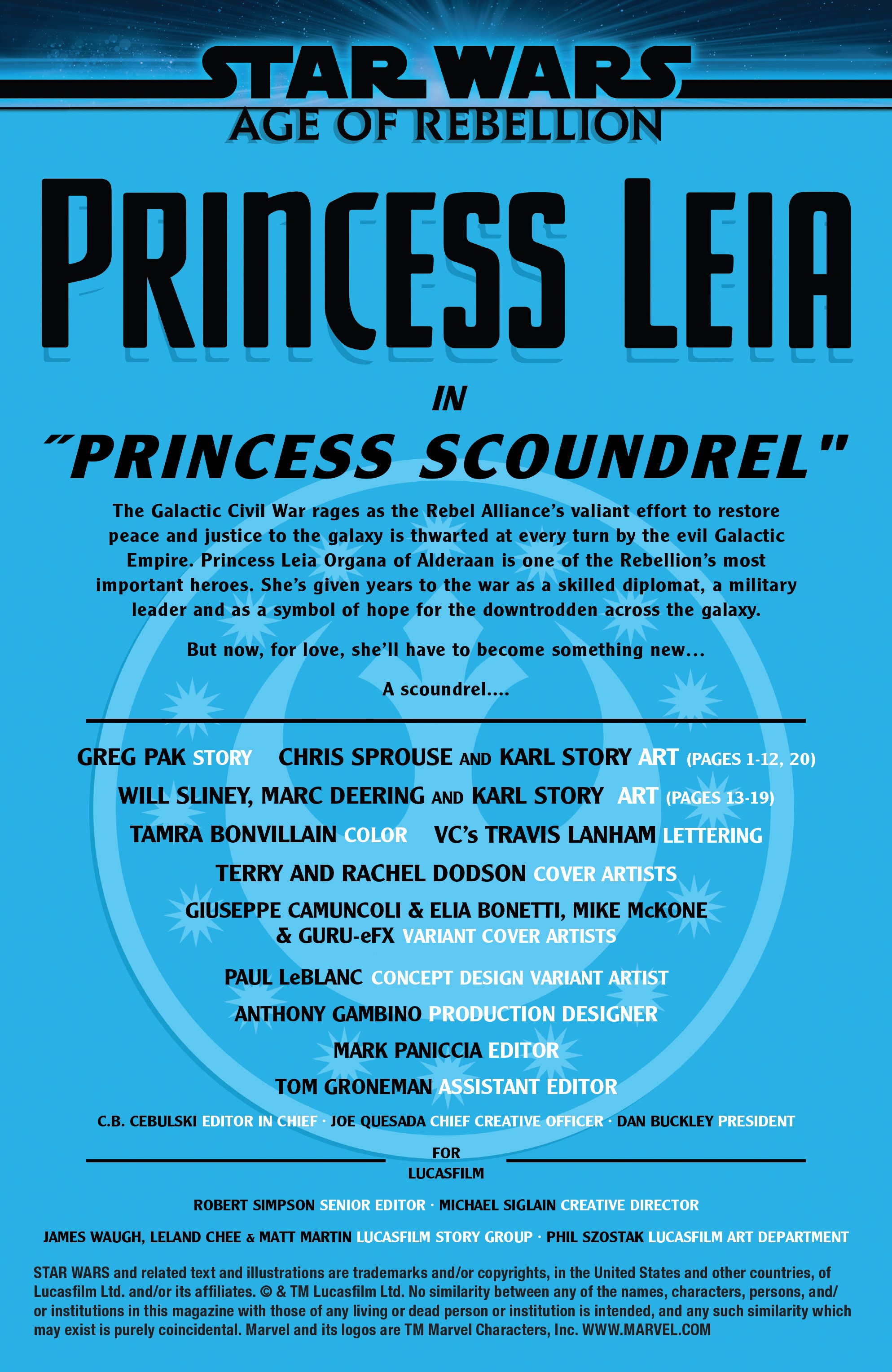 Read online Star Wars: Age Of Rebellion comic -  Issue # Princess Leia - 2