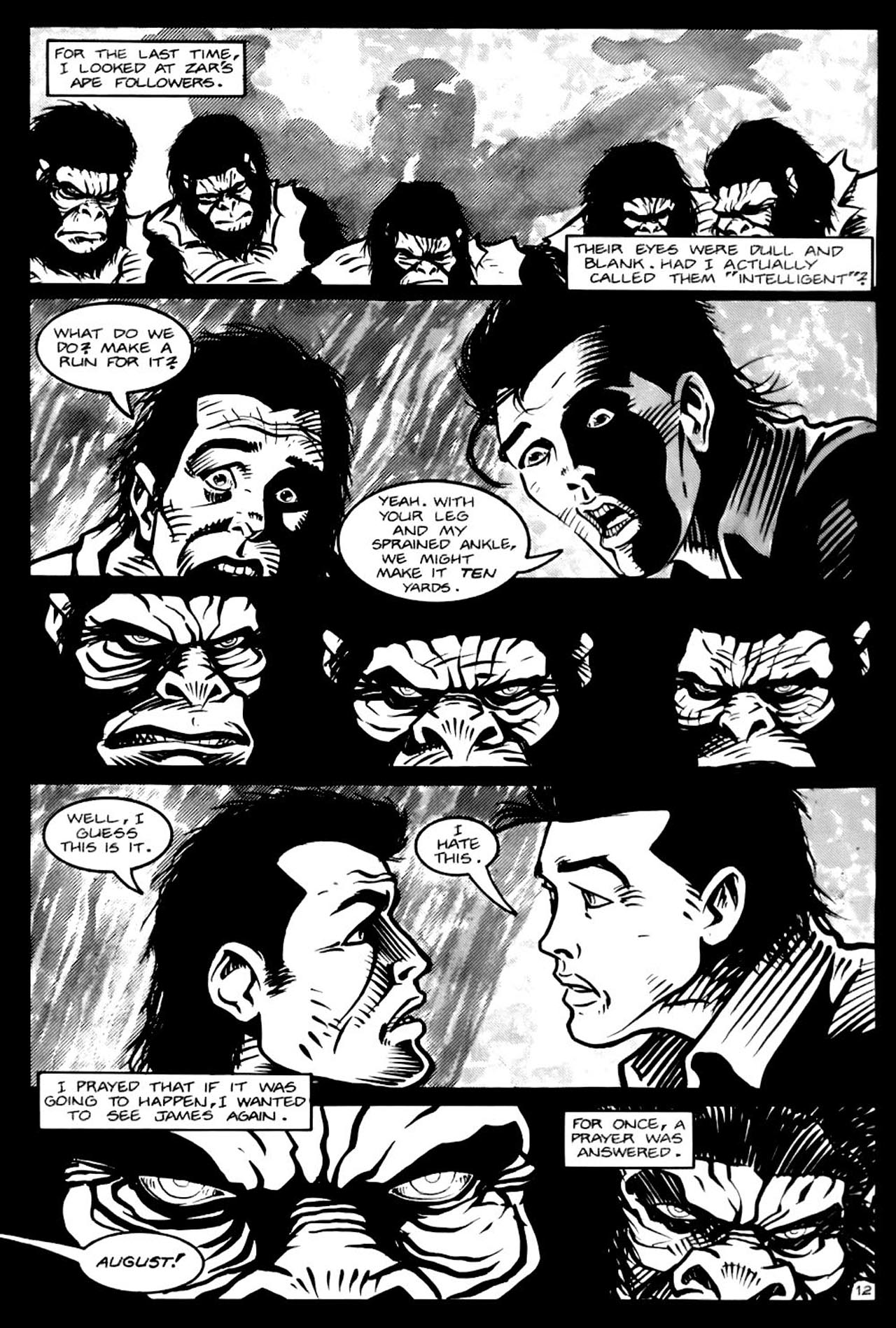 Read online Planet of the Apes (1990) comic -  Issue #17 - 15