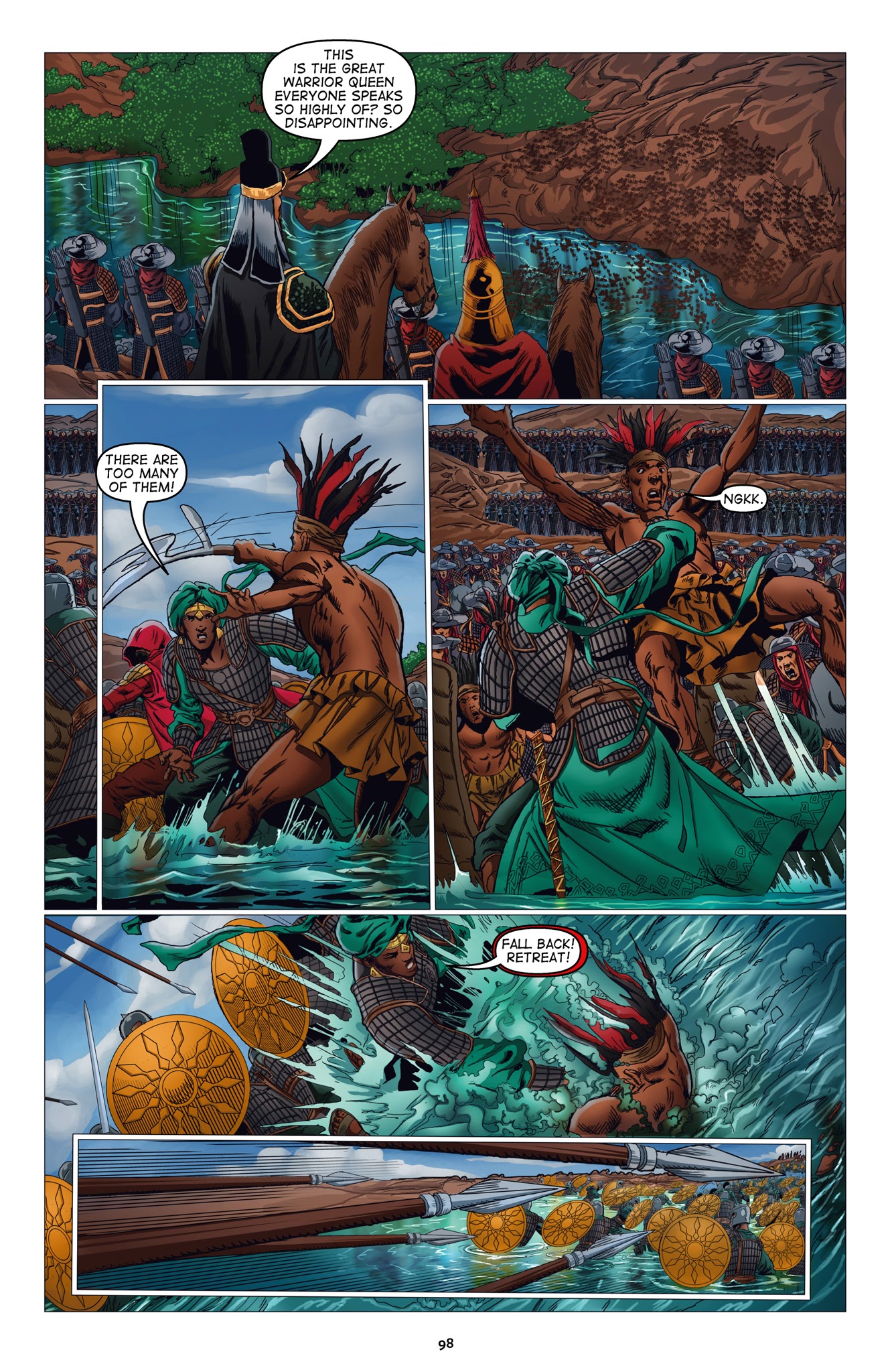 Read online Malika: Warrior Queen comic -  Issue # TPB 1 (Part 1) - 100
