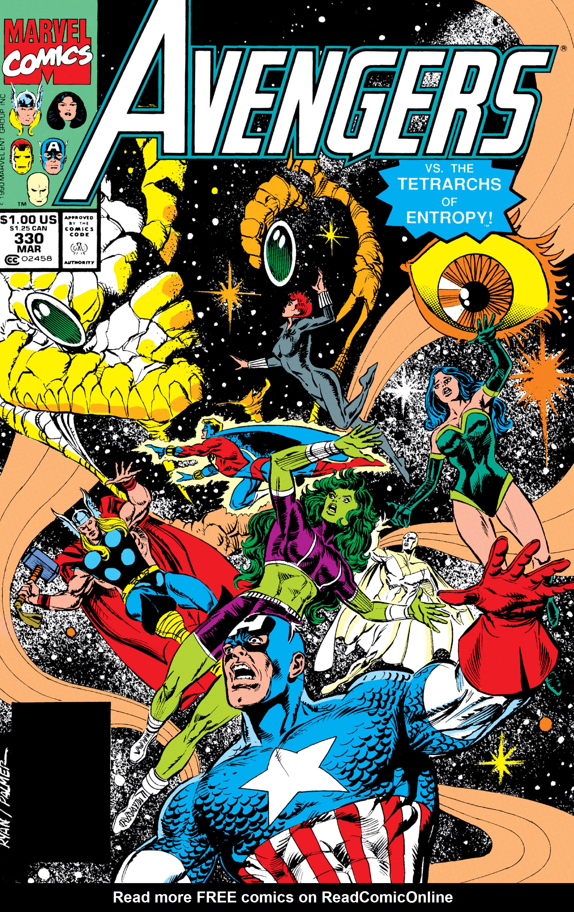 Read online The Avengers (1963) comic -  Issue #330 - 1