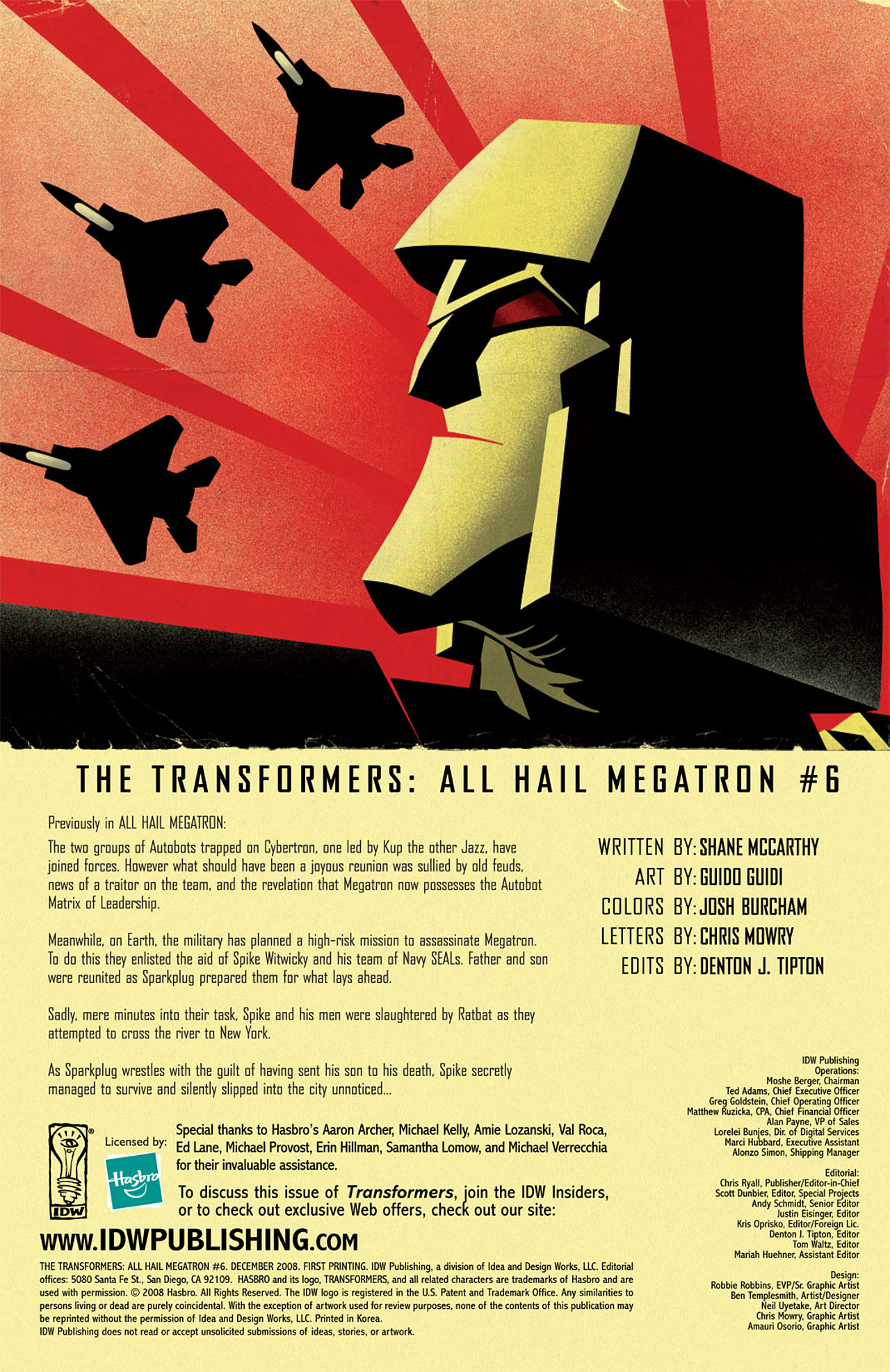 Read online The Transformers: All Hail Megatron comic -  Issue #6 - 4