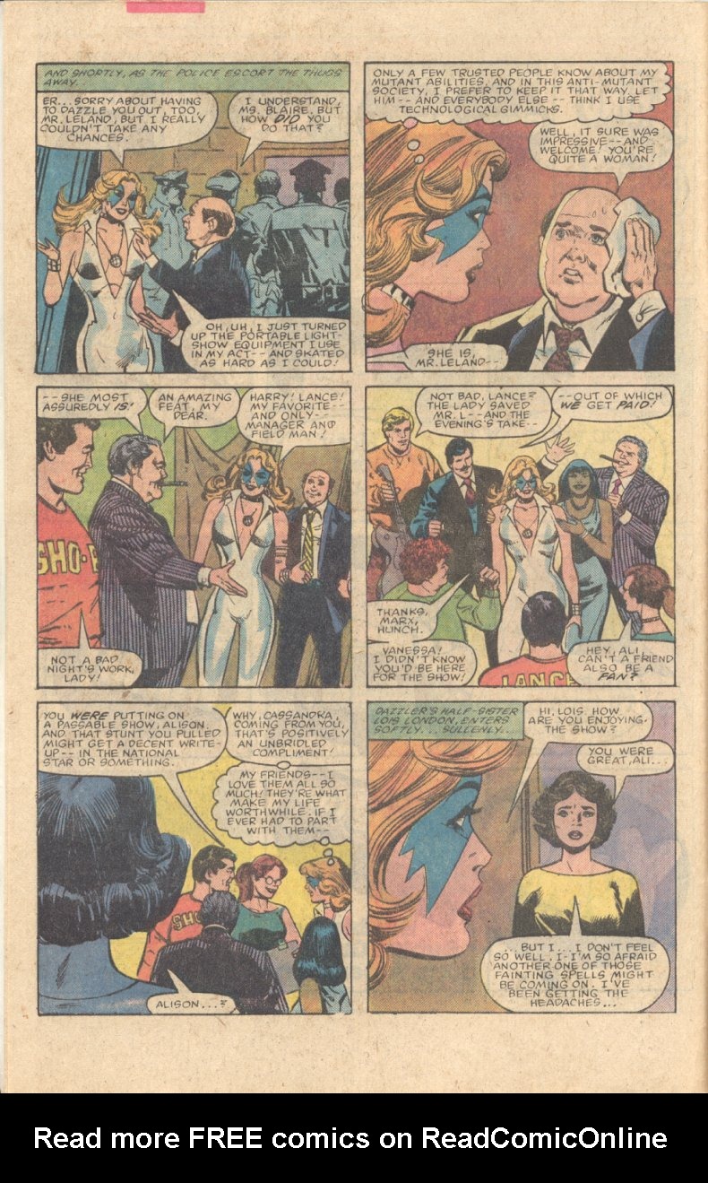 Read online Dazzler (1981) comic -  Issue #26 - 6