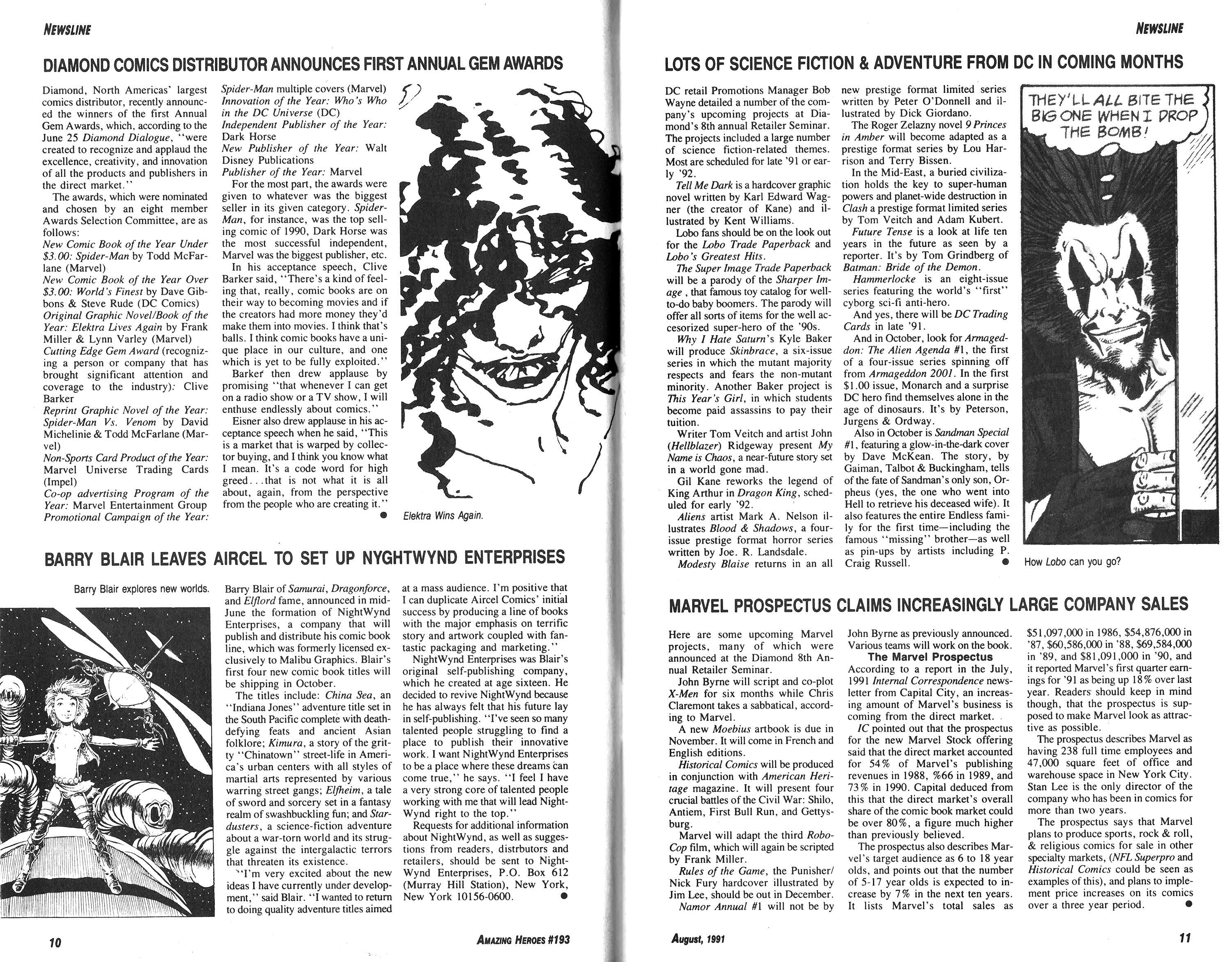 Read online Amazing Heroes comic -  Issue #193 - 6