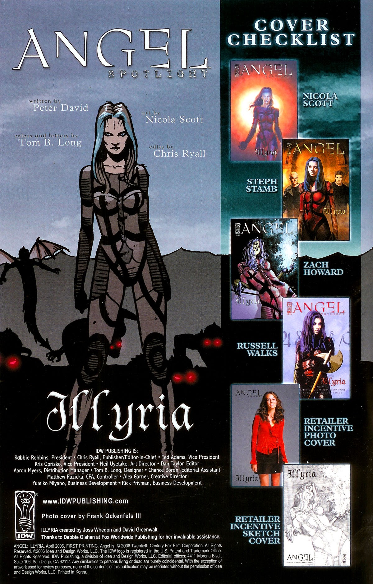 Read online Angel Spotlight comic -  Issue #1 - 2