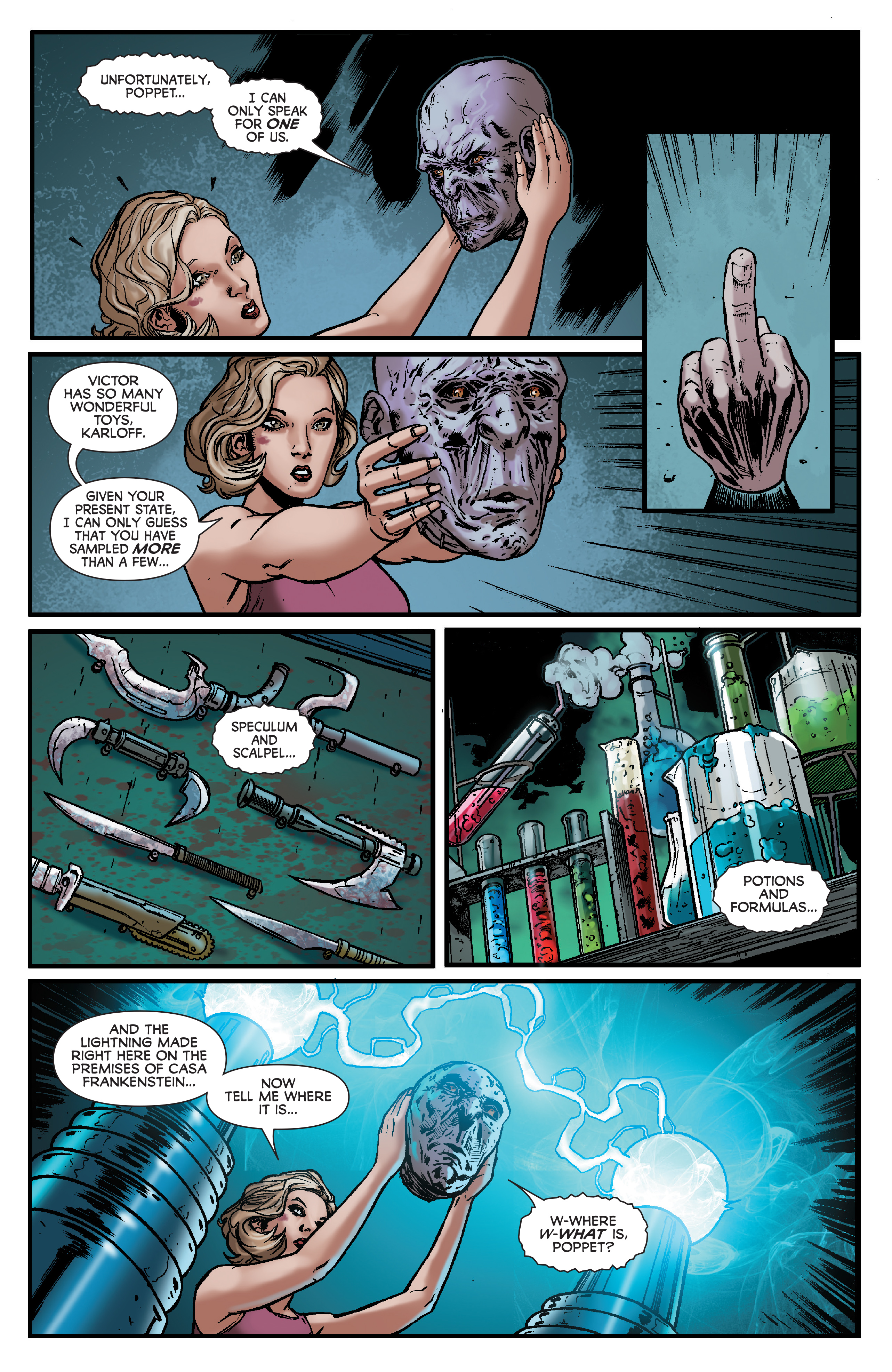 Read online Dean Koontz's Frankenstein: Storm Surge comic -  Issue #1 - 12