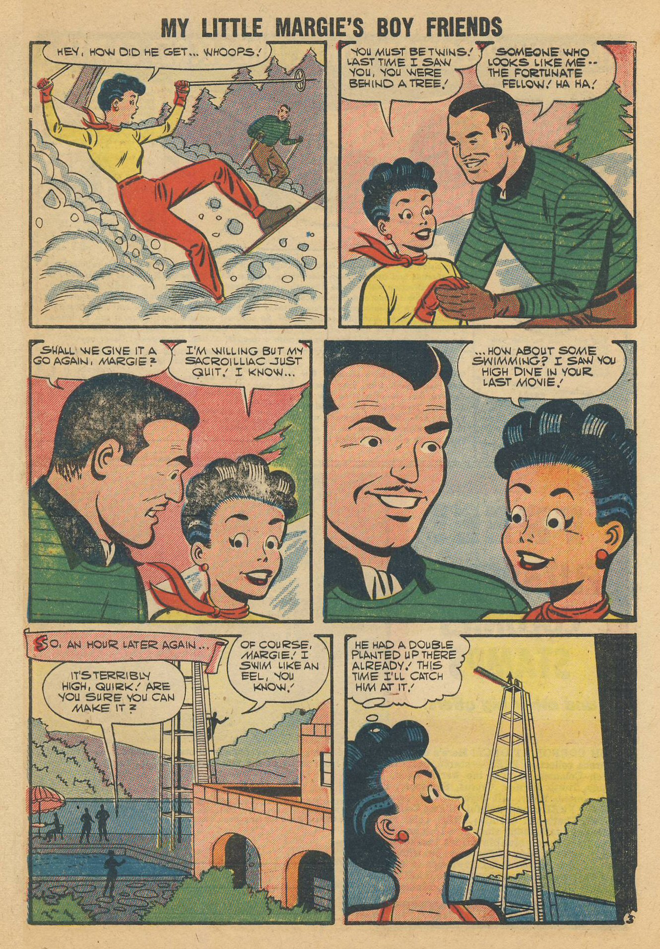 Read online My Little Margie's Boy Friends comic -  Issue #8 - 5