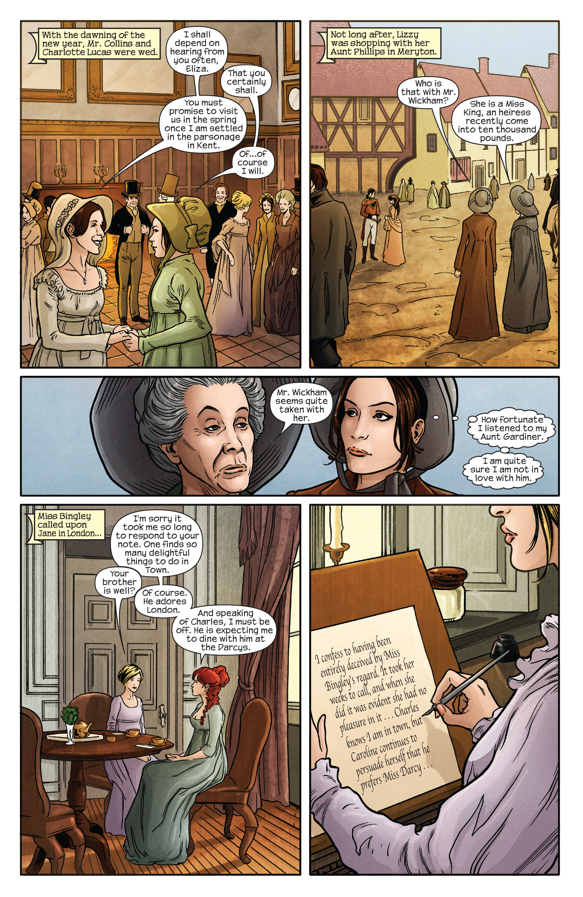 Read online Pride & Prejudice (2009) comic -  Issue #3 - 8