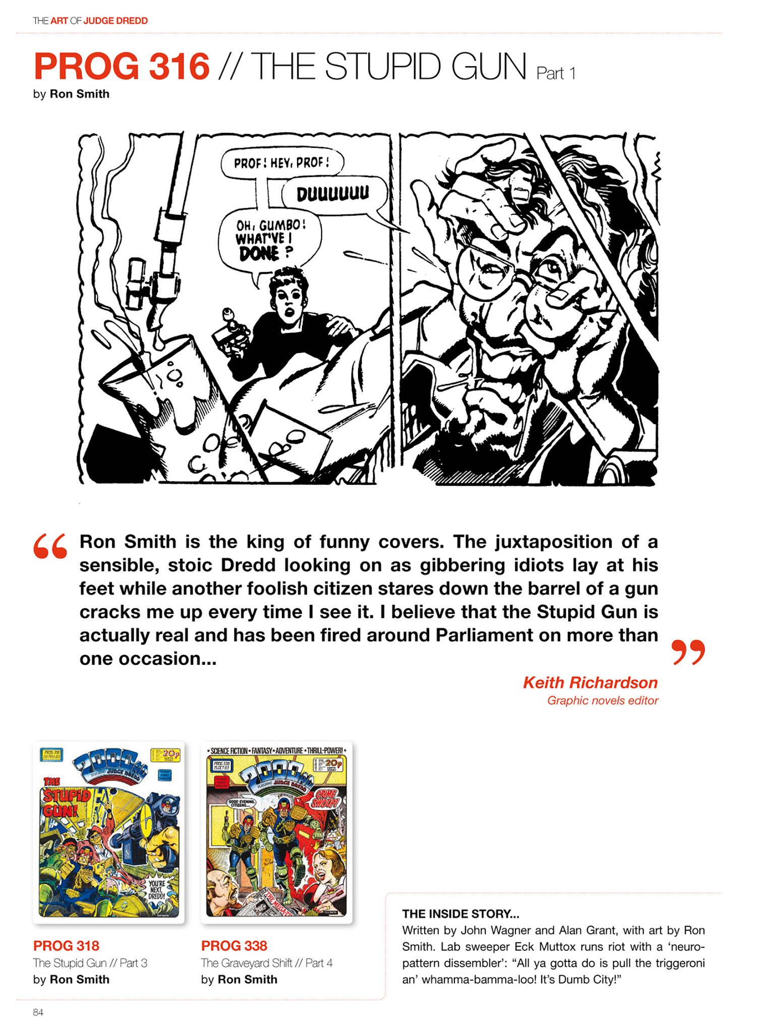 Read online The Art of Judge Dredd: Featuring 35 Years of Zarjaz Covers comic -  Issue # TPB (Part 1) - 82