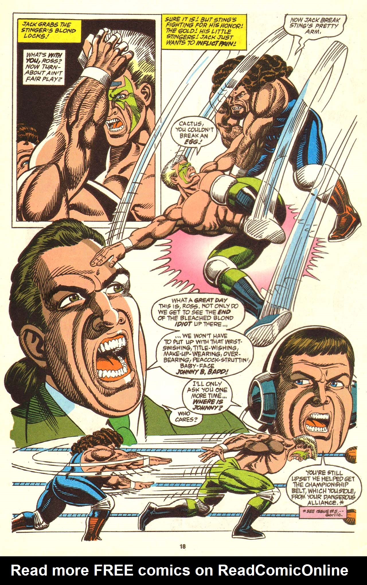 Read online WCW World Championship Wrestling comic -  Issue #6 - 19