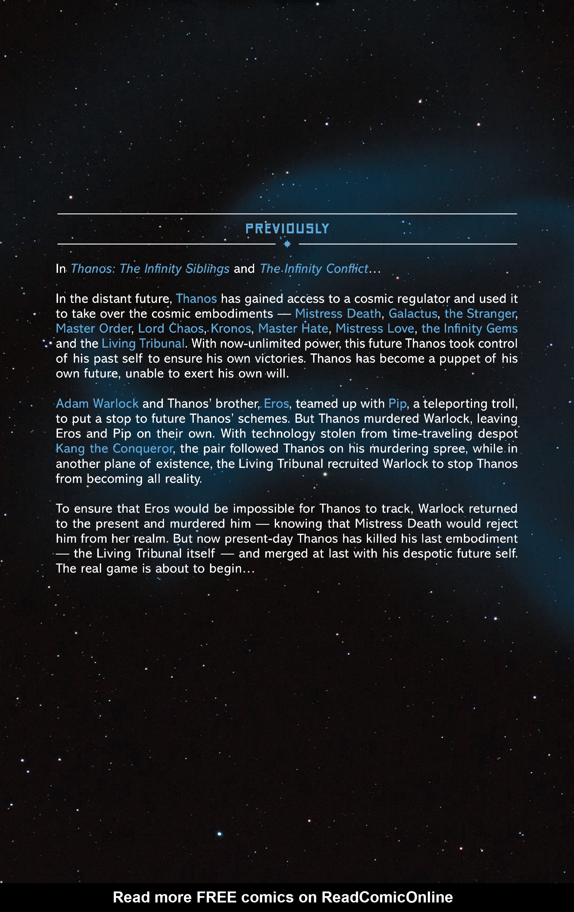 Read online Thanos: The Infinity Ending comic -  Issue # TPB - 7