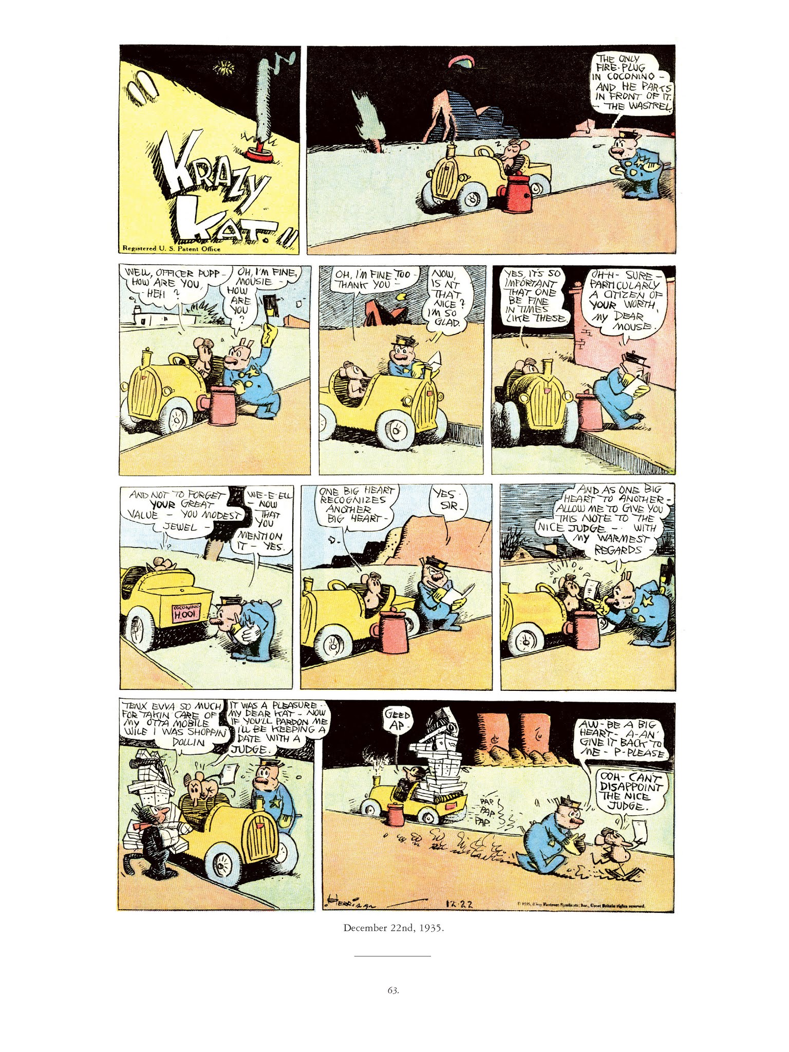 Read online Krazy & Ignatz comic -  Issue # TPB 9 - 61