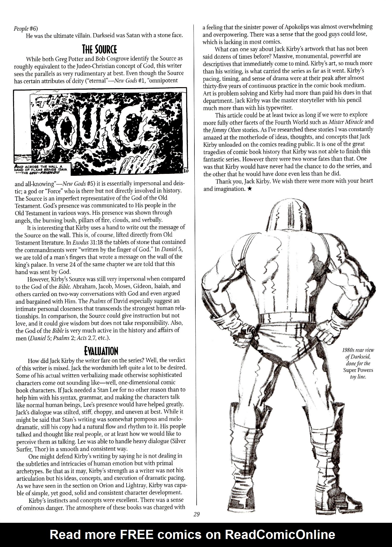 Read online The Jack Kirby Collector comic -  Issue #26 - 29