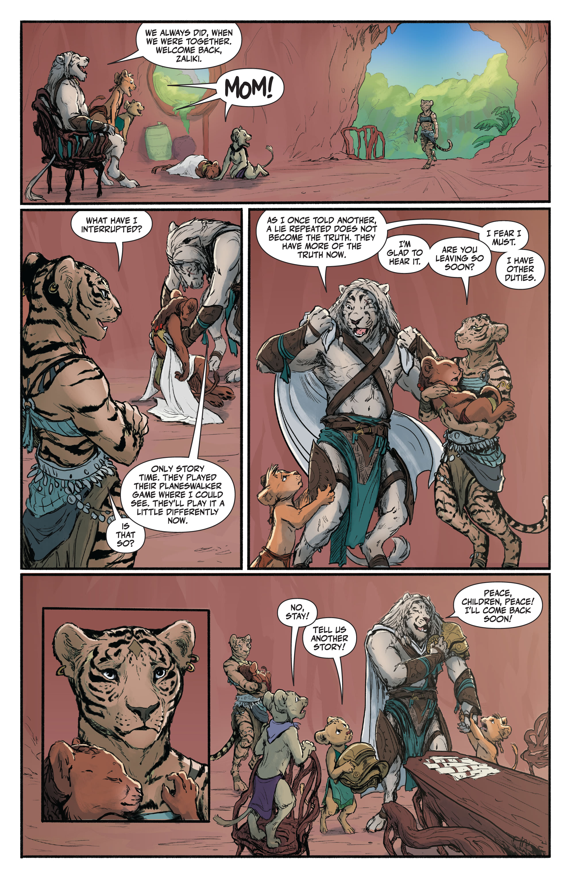 Read online Magic: Ajani Goldmane comic -  Issue #1 - 40