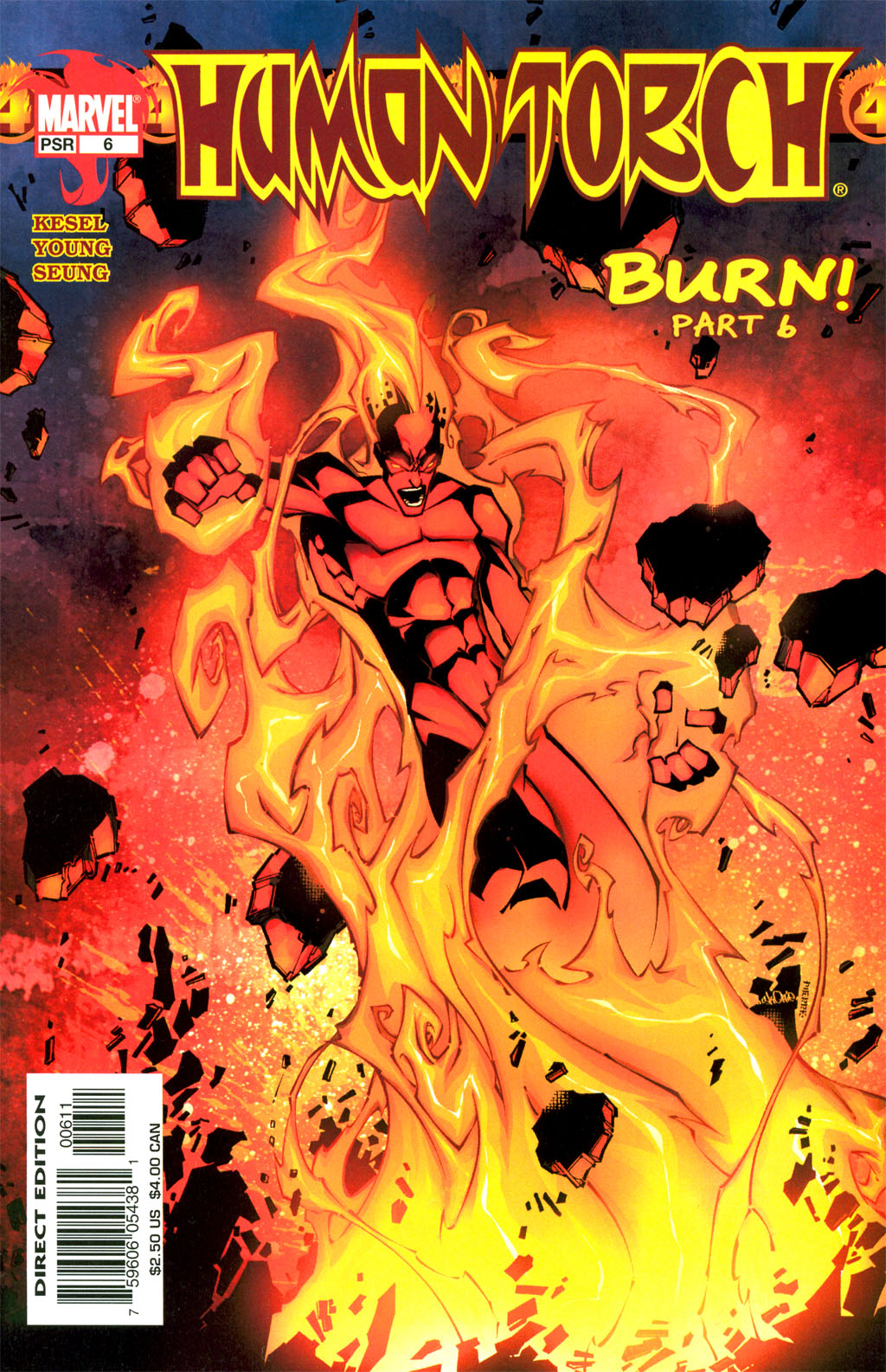 Read online Human Torch comic -  Issue #6 - 1